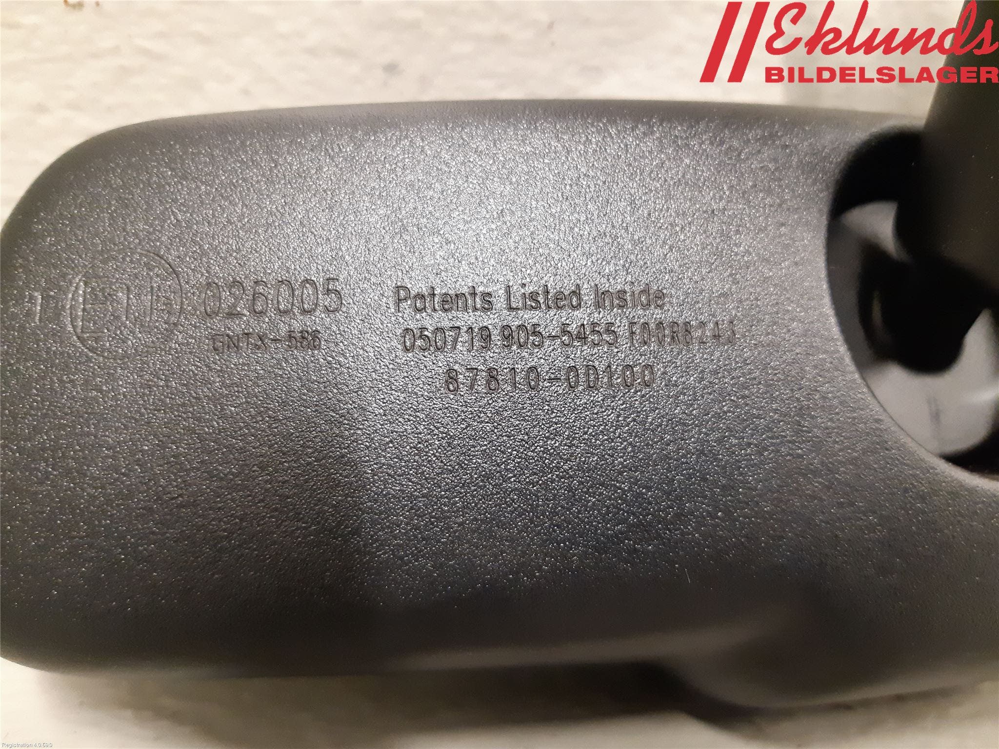 Toyota YARIS XP130 15-20 Spegel Invändig El