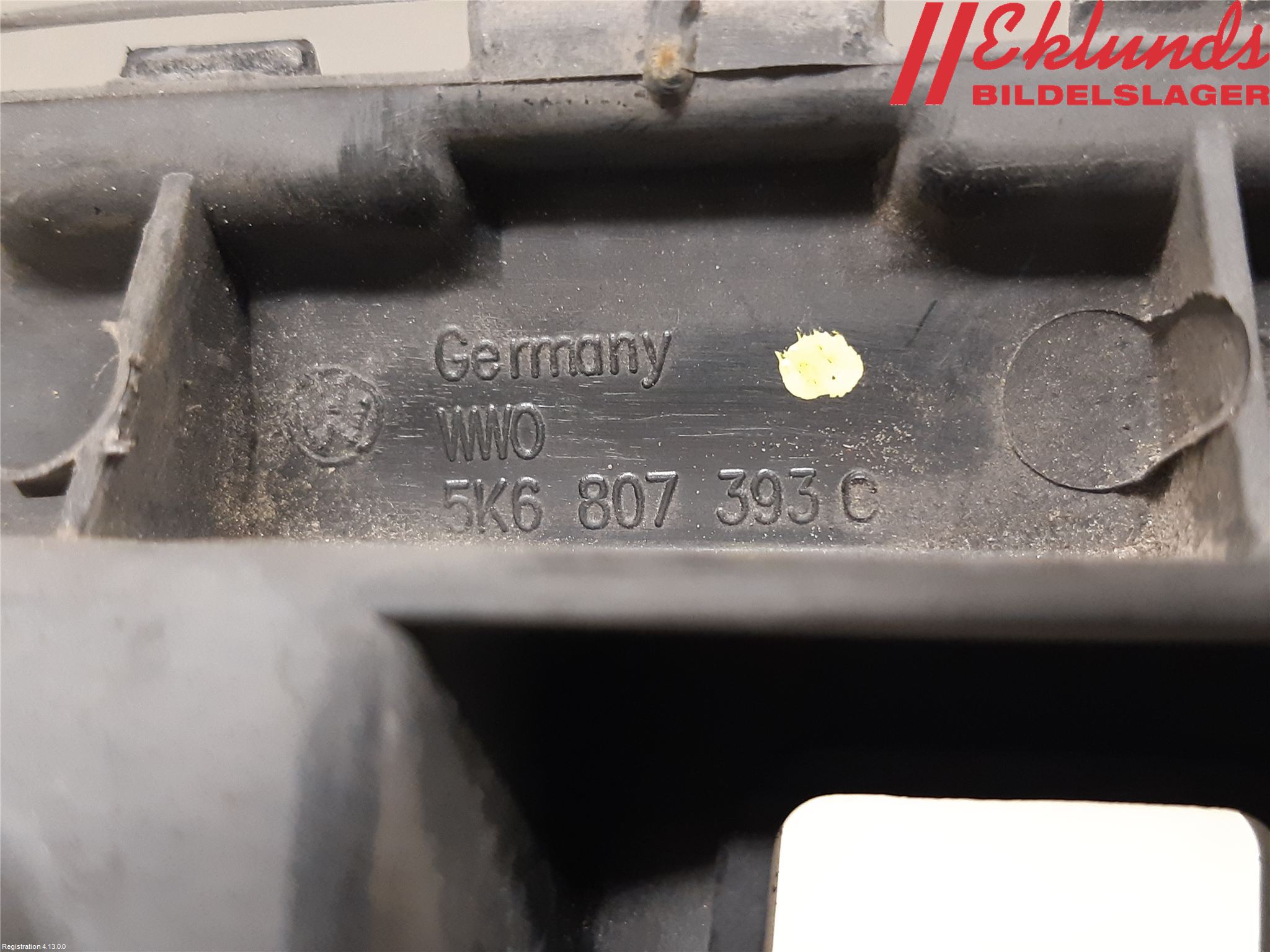 Volkswagen VW GOLF VI 09-13 Stötfångarfäste Bak Vä