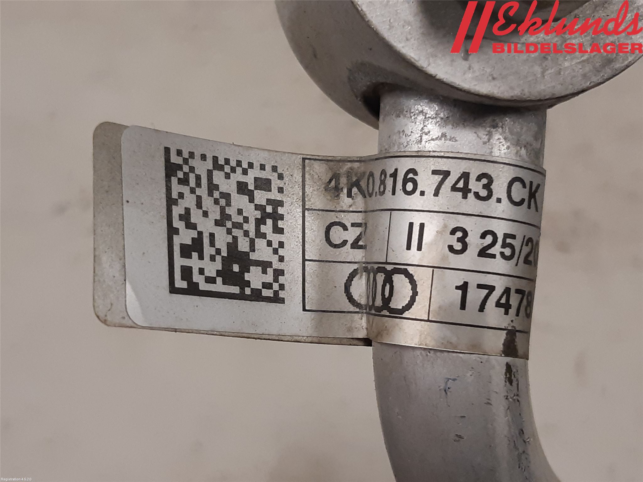 Audi A6 F2/C8 19- Ac Slang-Rör