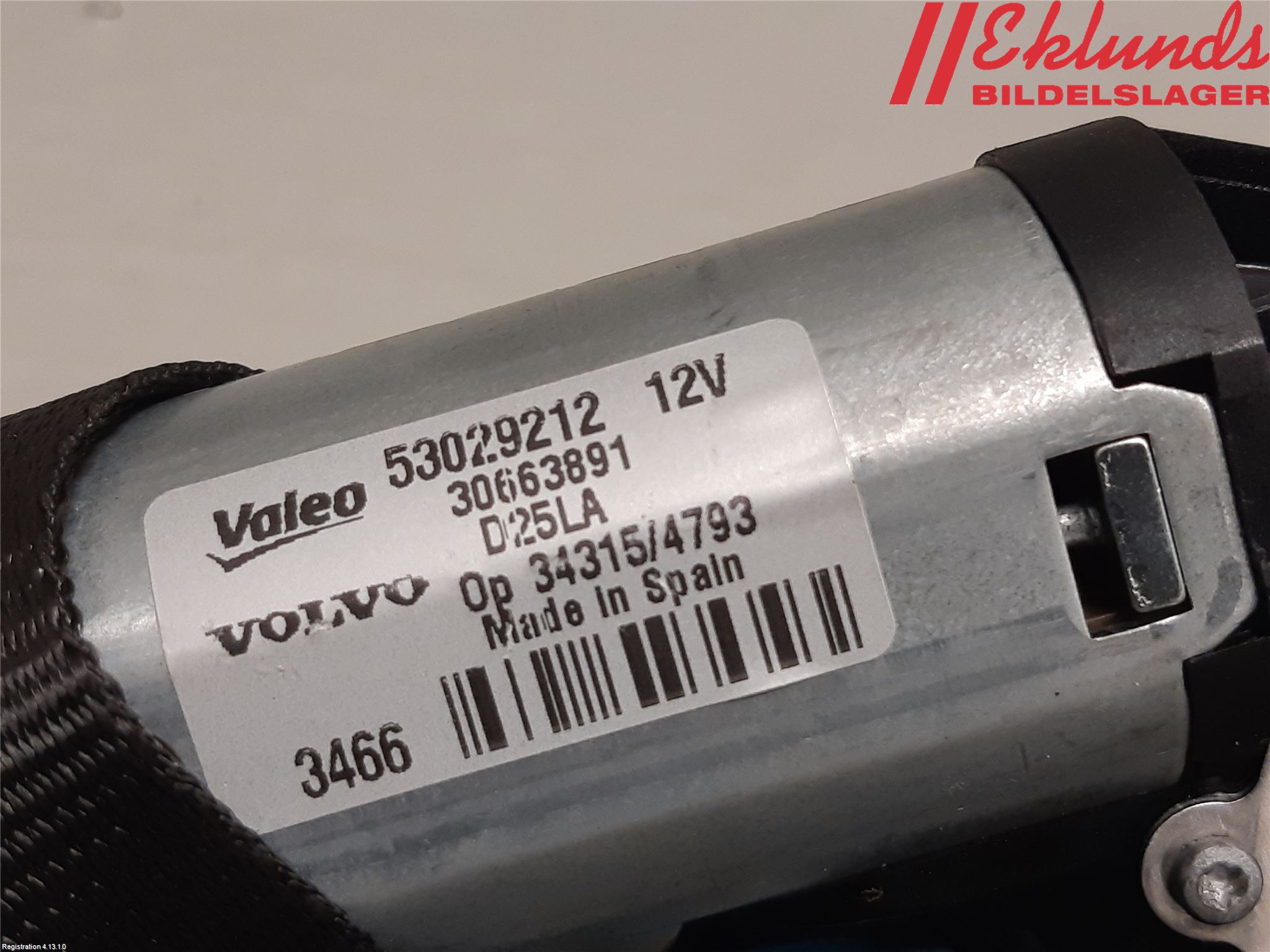Volvo V70 08-13 Torkarmotor Baklucka