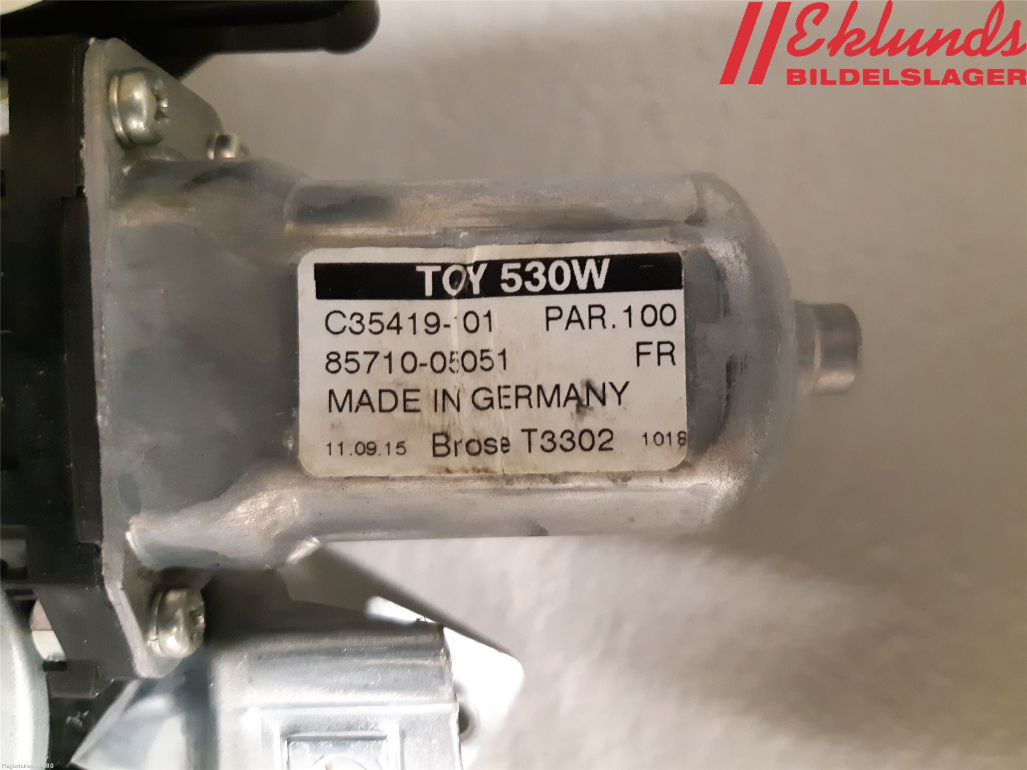 Toyota AVENSIS 16-18 Fönsterhiss El Kompl