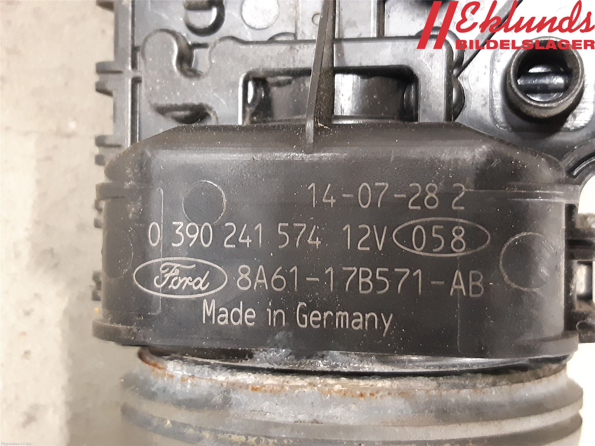 Ford FIESTA 13-17 Torkarmotor Vindruta