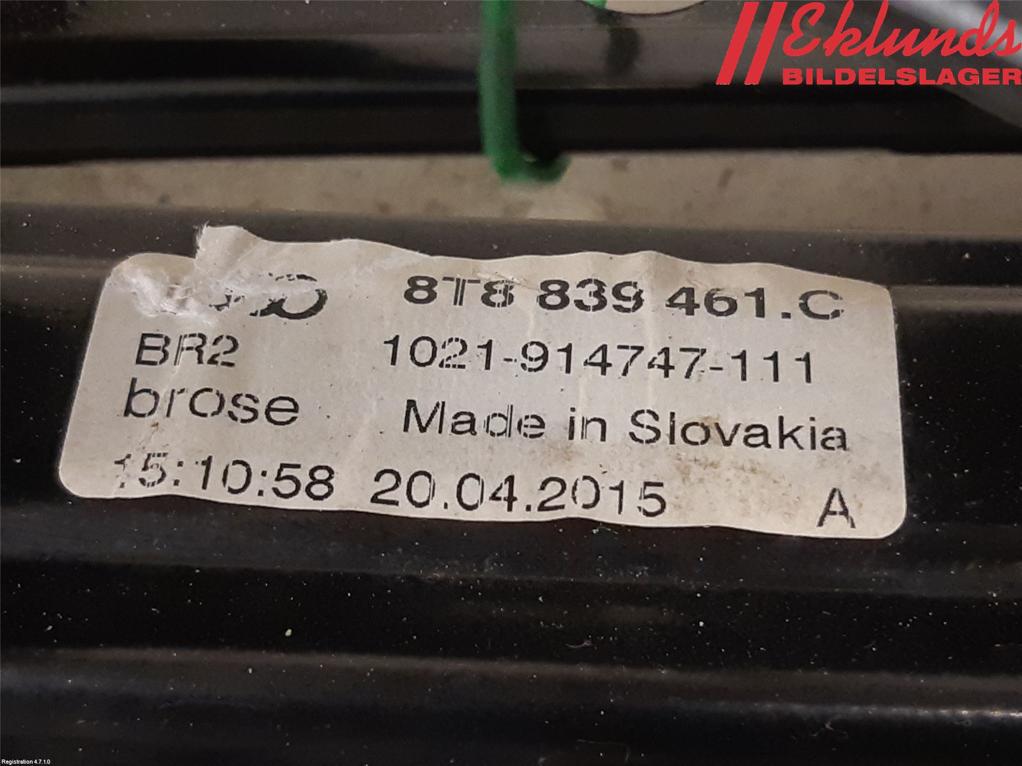 Audi A5 07-16 Fönsterhiss El Kompl