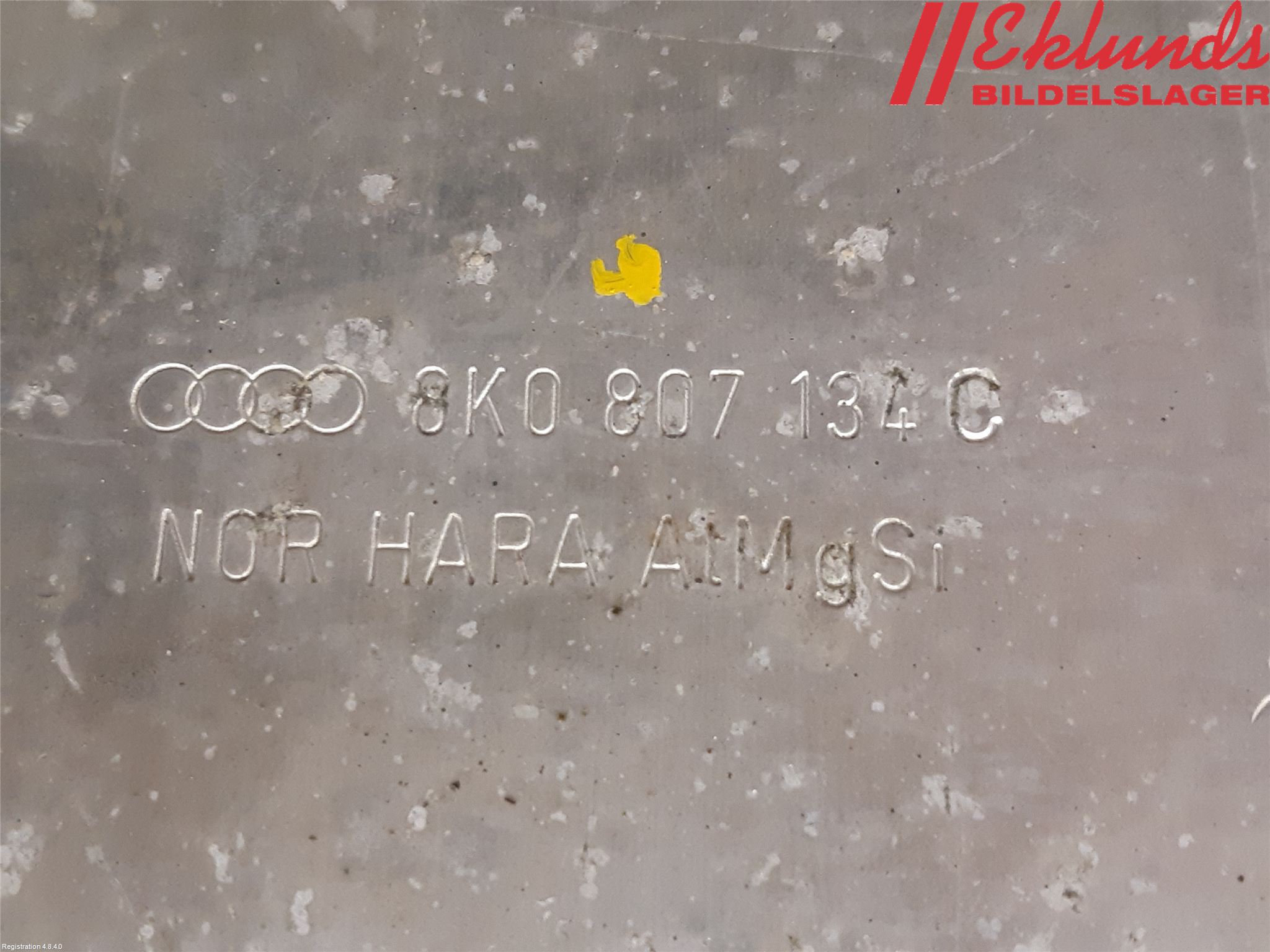 Audi A4/S4 08-11 Stötfångarbärjärn Fram