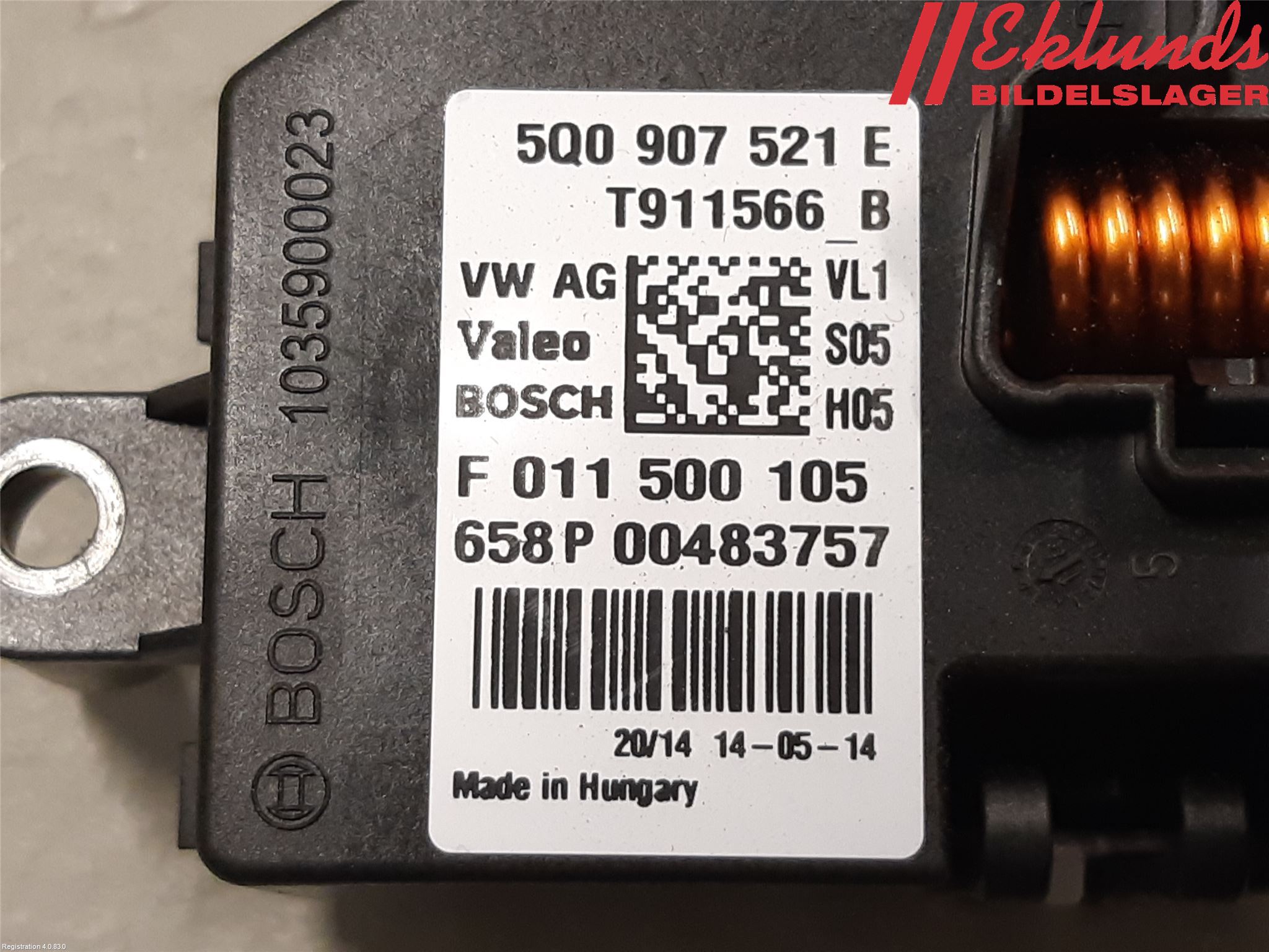 Audi A3/S3 8V 13-20 Värmefläktsmotstånd