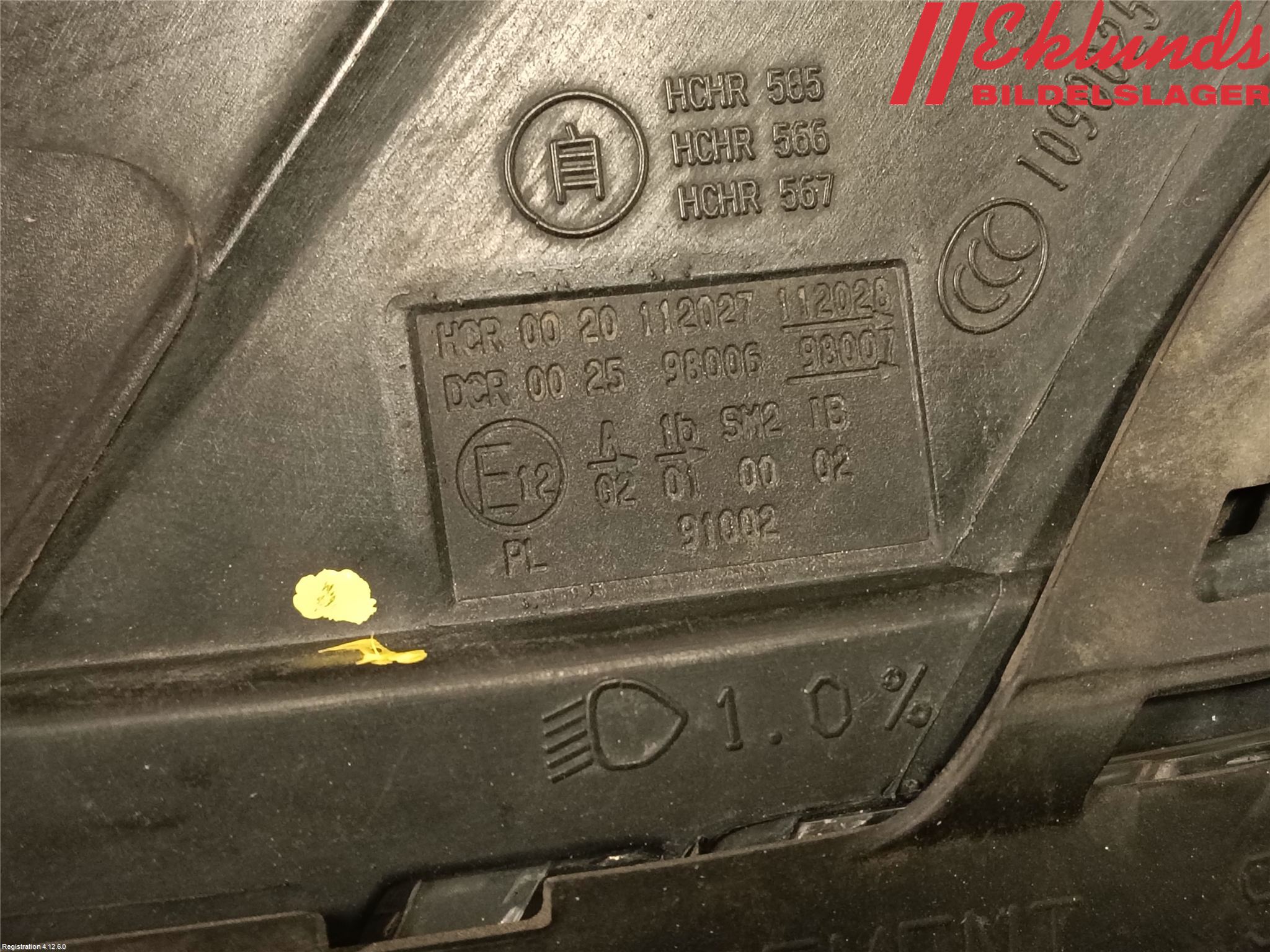 Volvo V70 08-13 Strålkastare Vänster