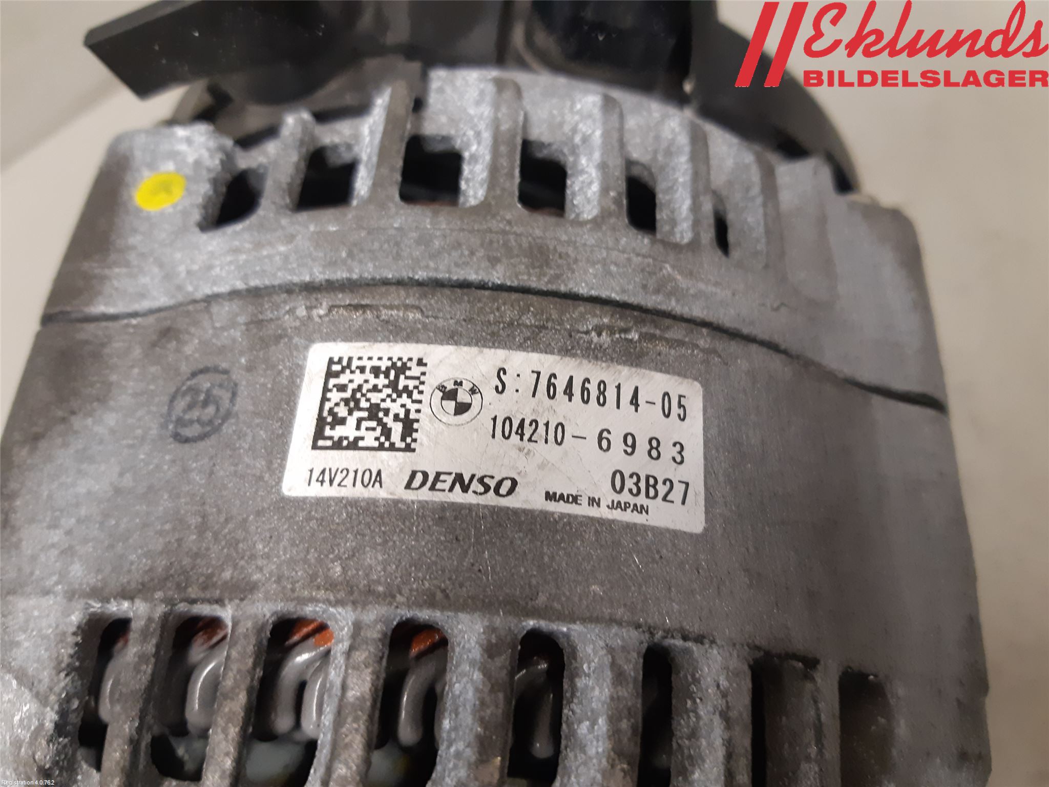 BMW 3 F30/F31/F80 12-19 Generator