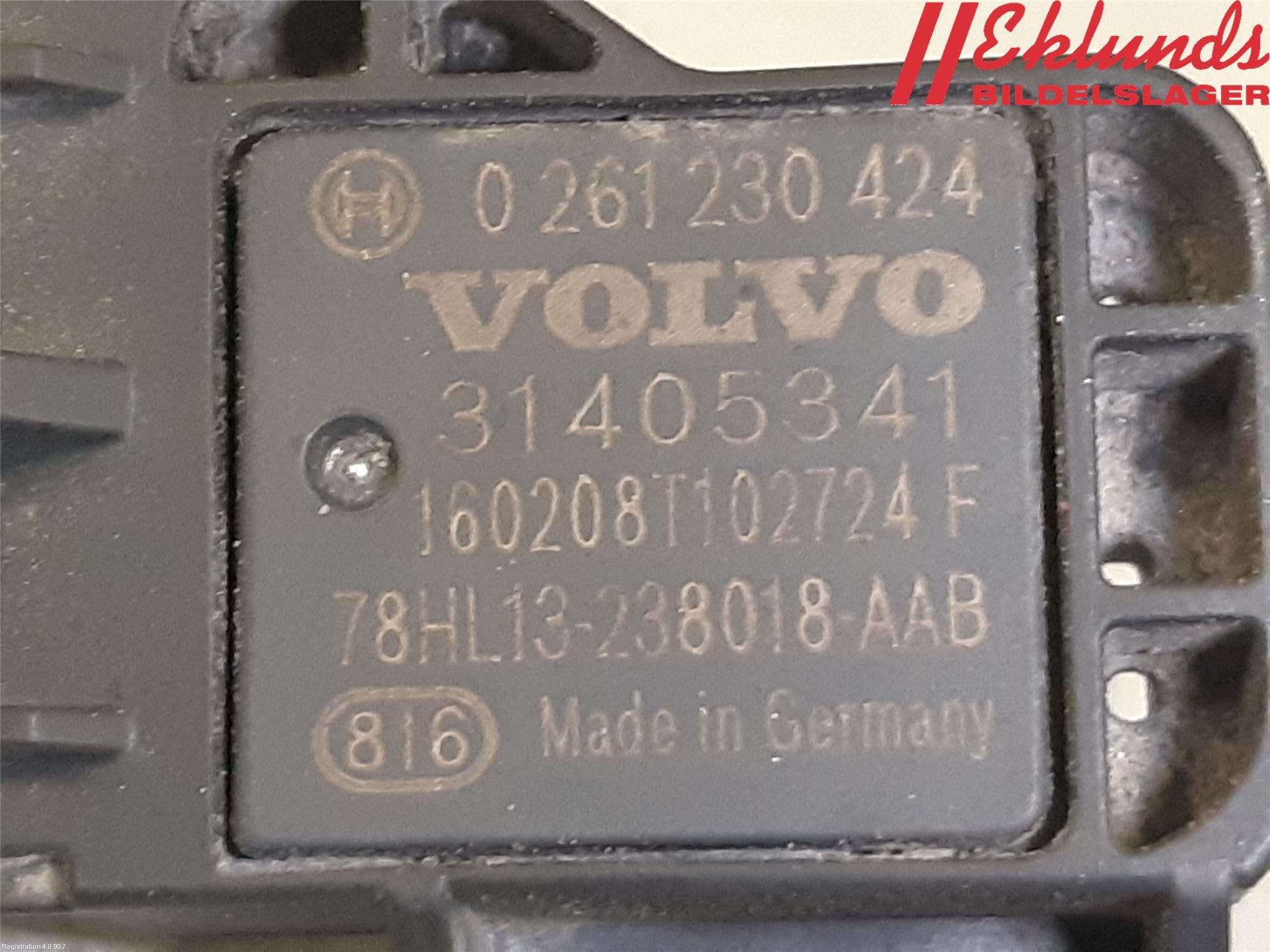 Volvo V40 CROSS COUNTRY 13-19 Injmappsensor
