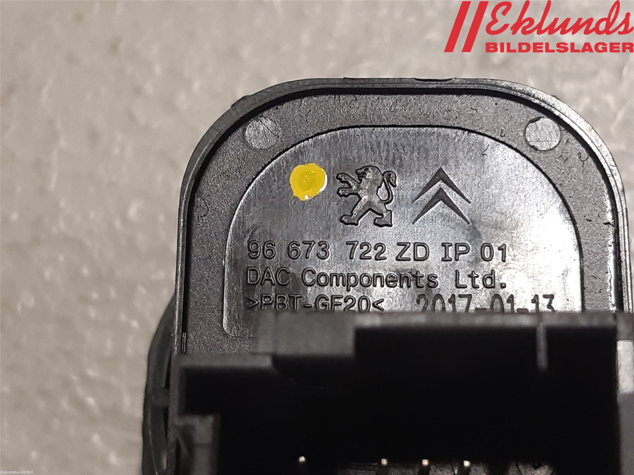 Citroen COTROEN C3 17-24 Strömställare Spegel