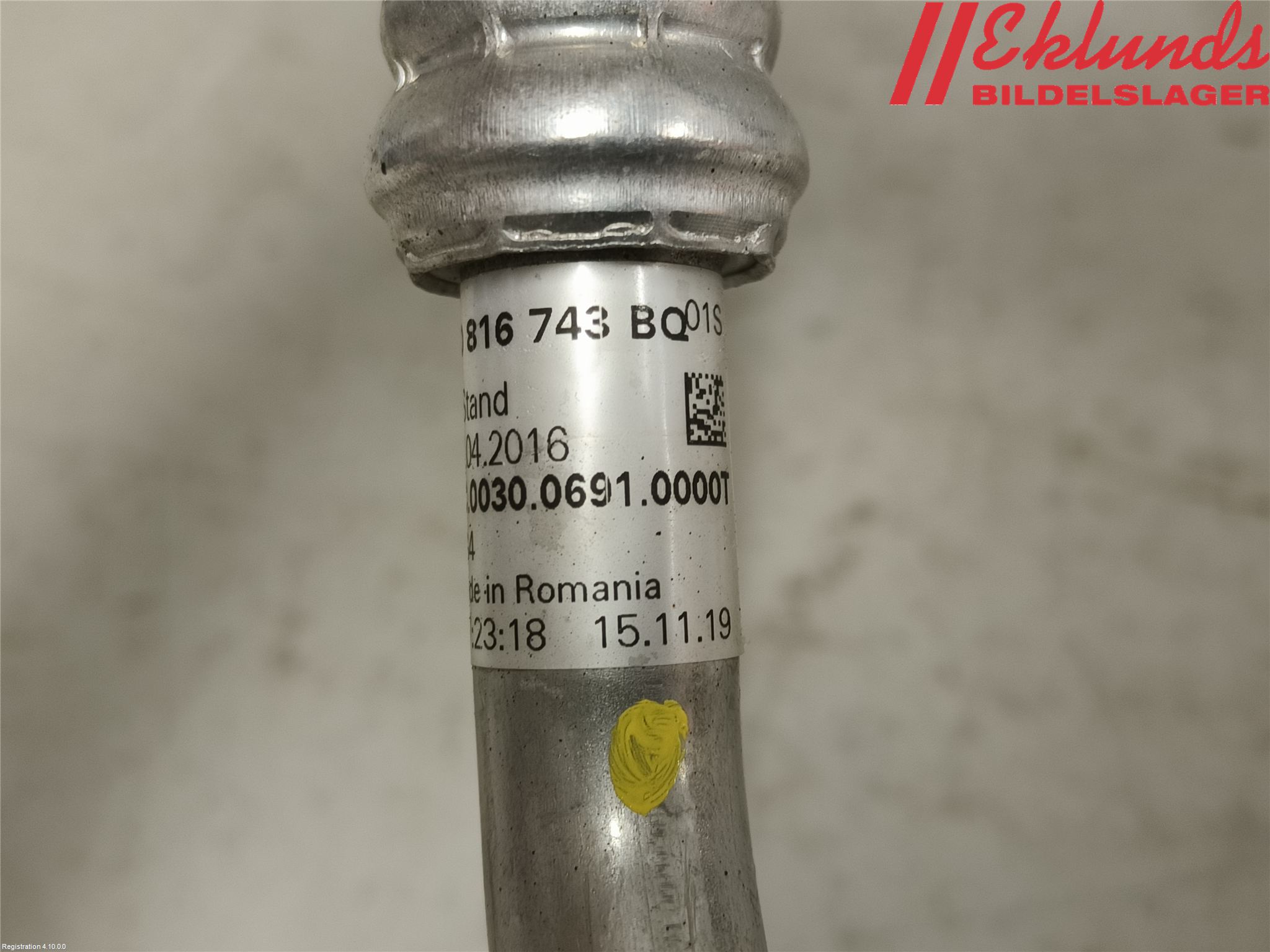 Audi A4/S4 B9 20- Ac Slang-Rör