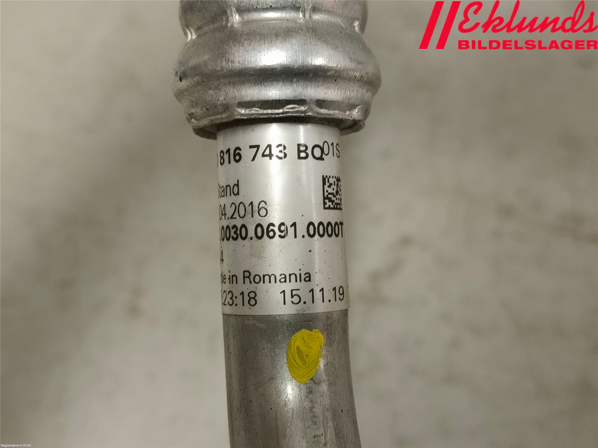 Audi A4/S4 B9 20- Ac Slang-Rör