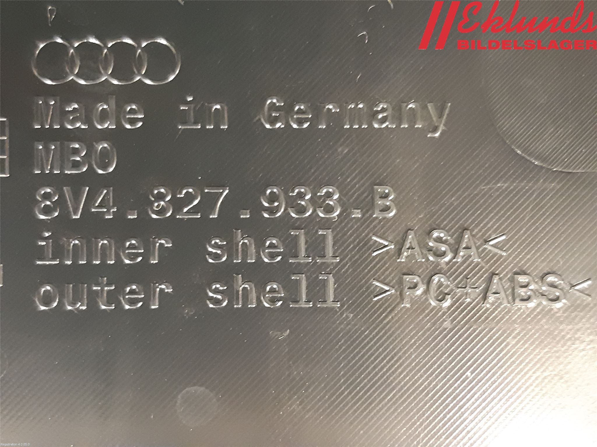 Audi A3/S3 8V 13-20 Spoiler Baklucka