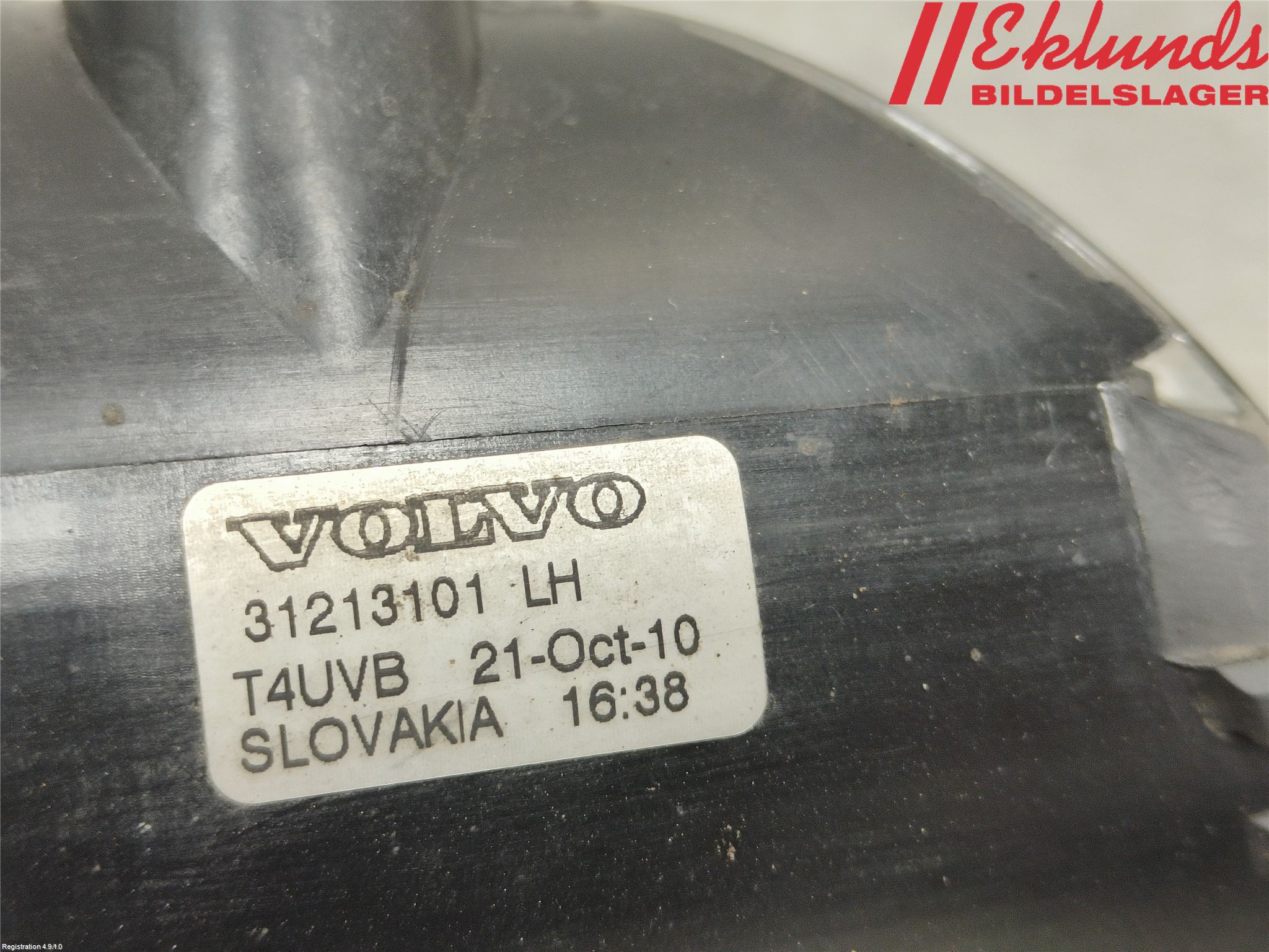 Volvo V70 08-13 Dimljus-Varselljus Fram