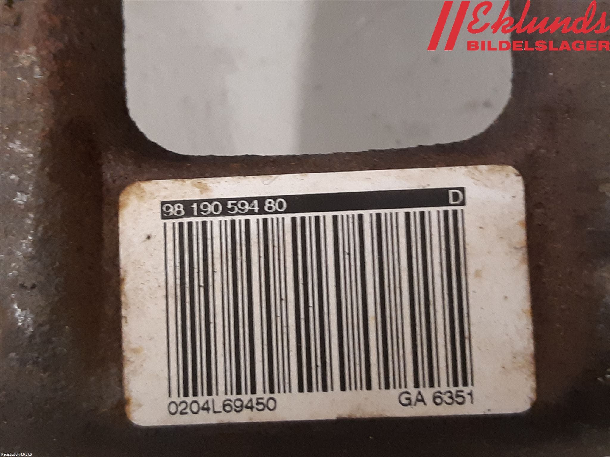 Peugeot 308 14-21 Bromsok Bak Höger