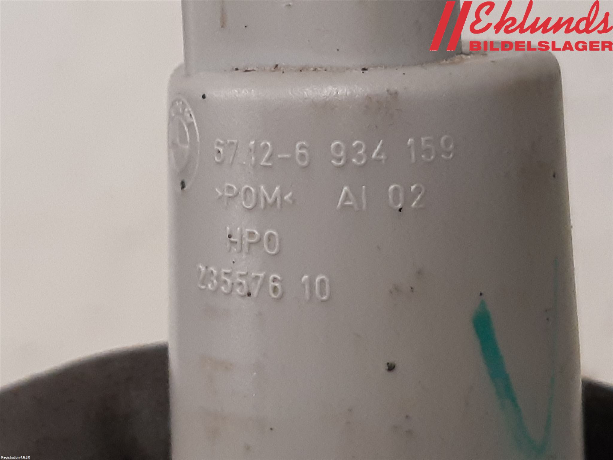 BMW 5 E60/61 Sed/Tou 02-10 Spolarpump Vindruta