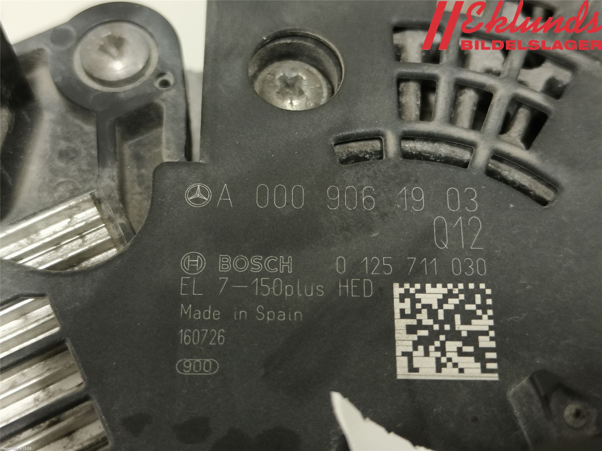 Mercedes-Benz MB A-KLASS (W176) 13-18 Generator