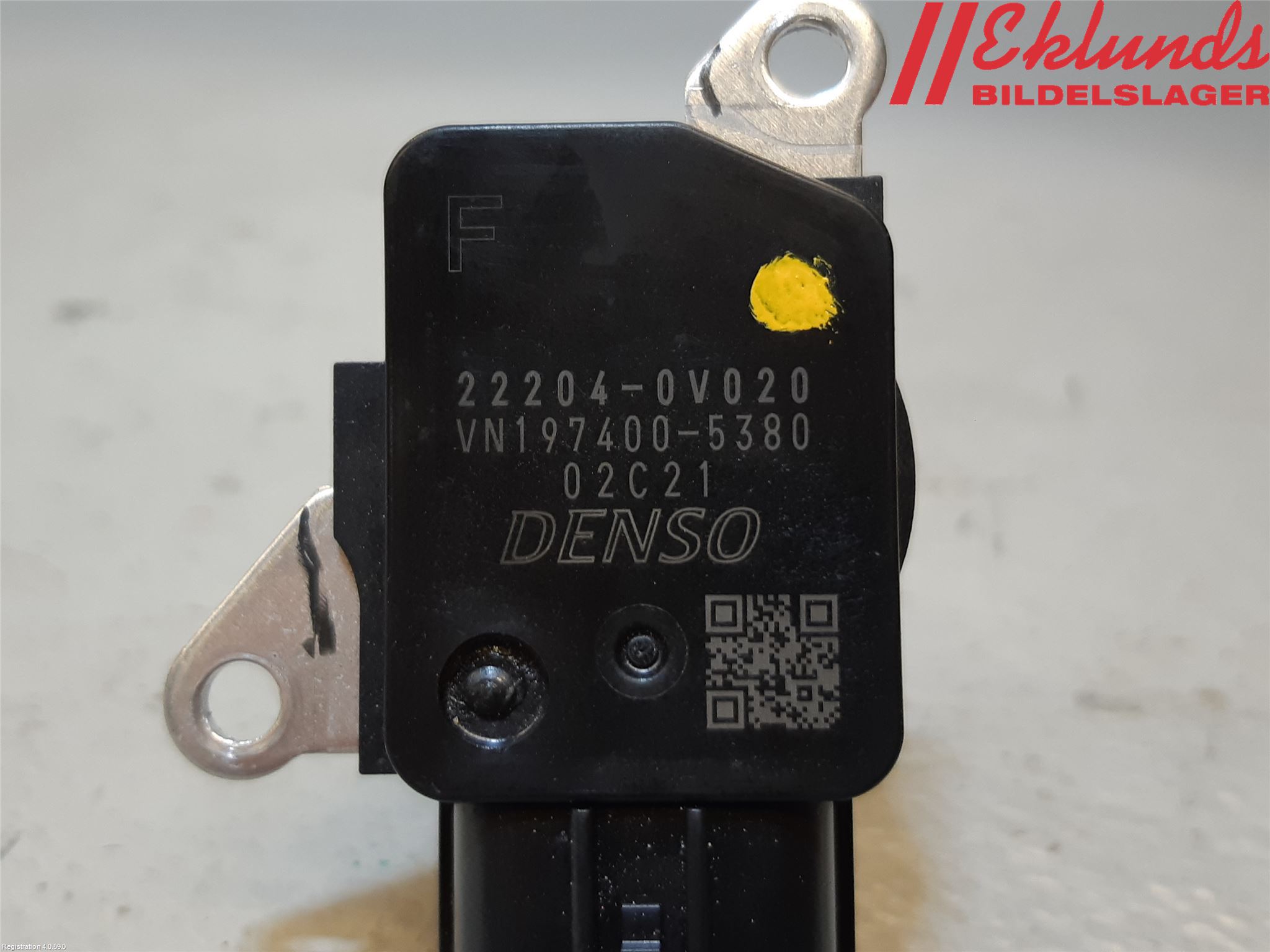 Toyota YARIS XP130 15-20 Injluftmassamätare