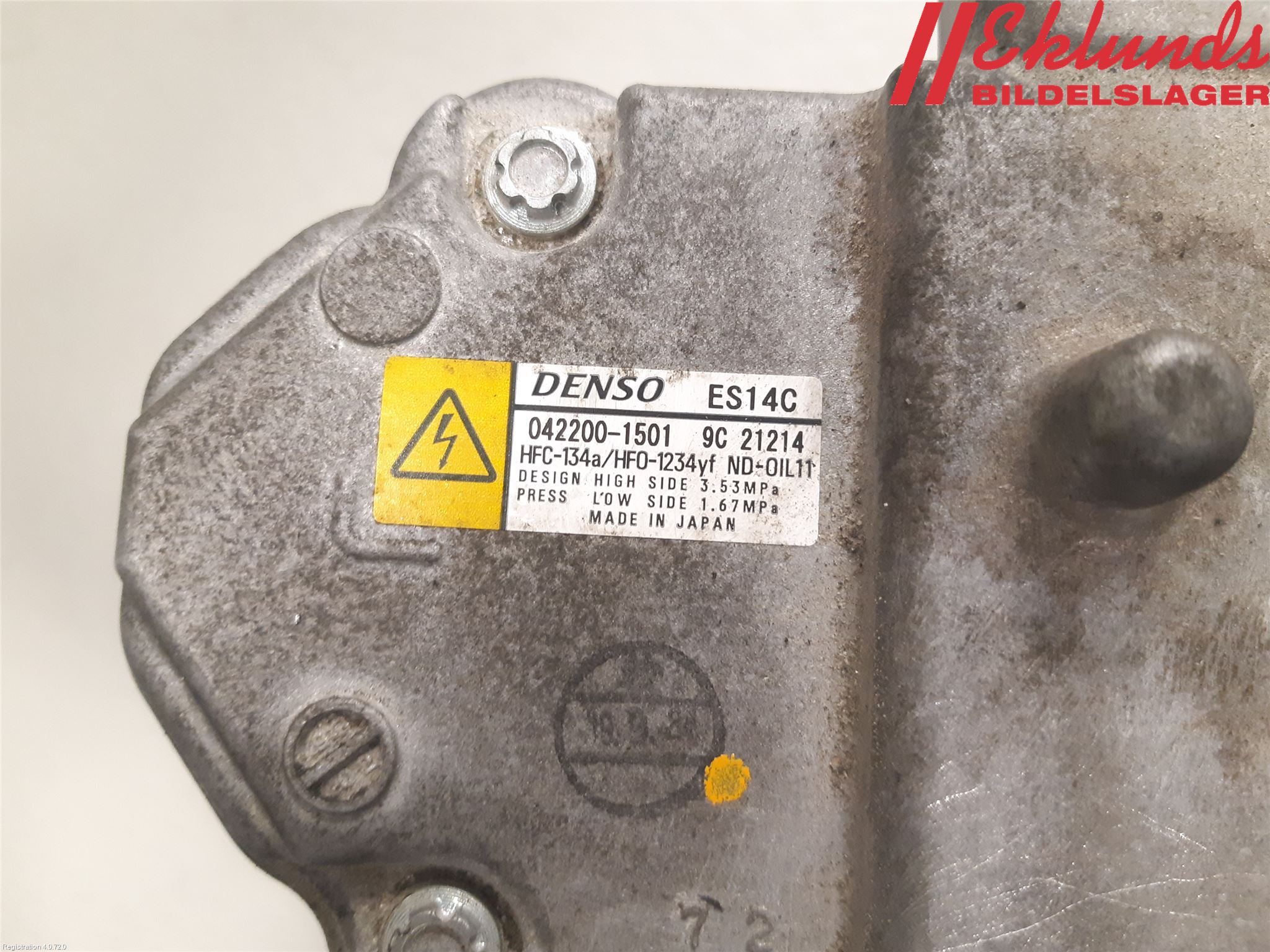 Toyota YARIS XP130 15-20 Ac Kompressor