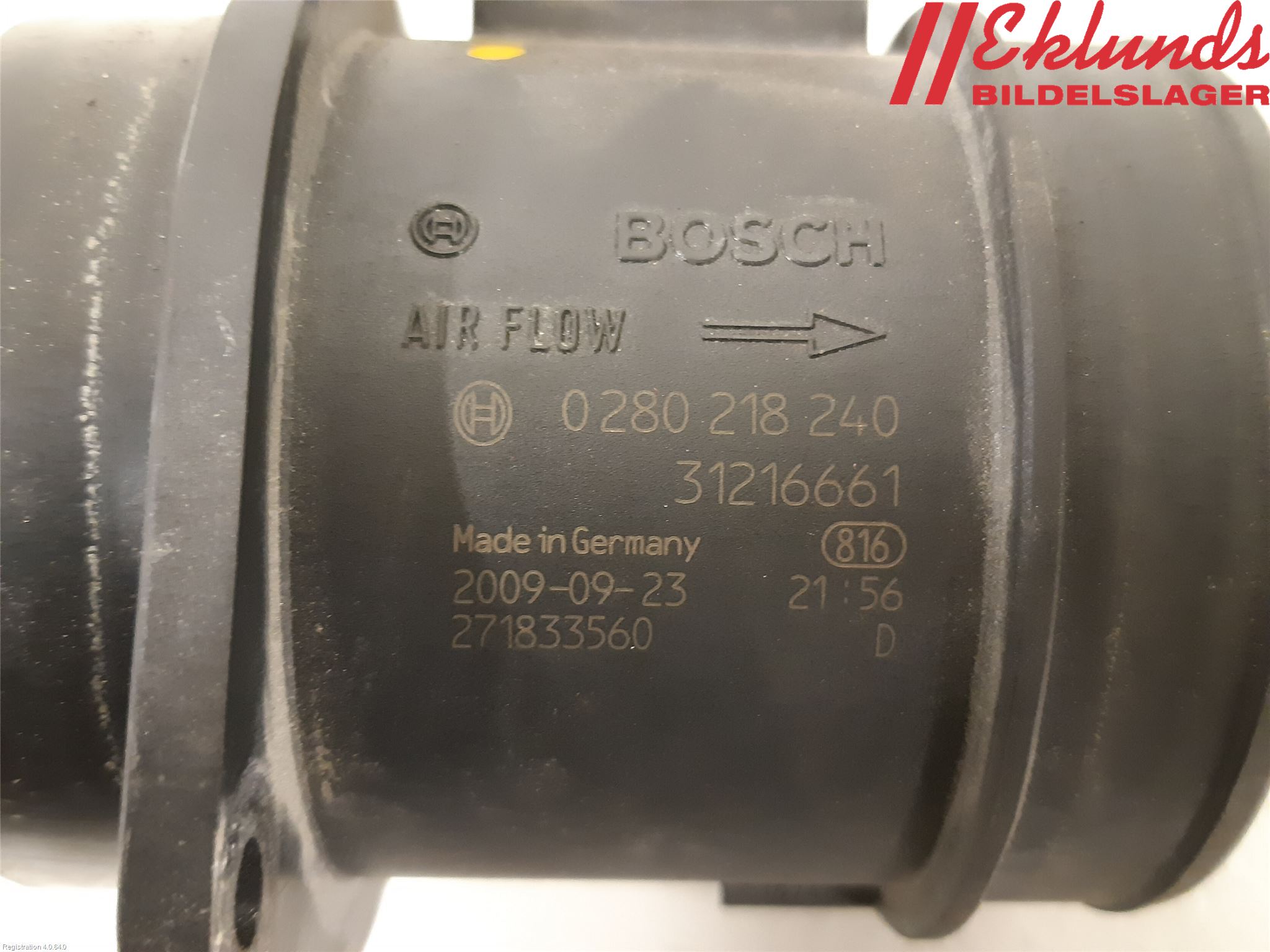 Volvo V70 08-13 Injluftmassamätare