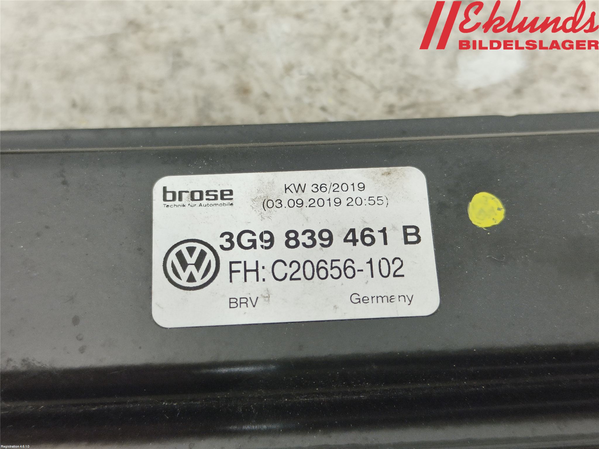 Volkswagen VW PASSAT 20-24 Fönsterhiss El Kompl