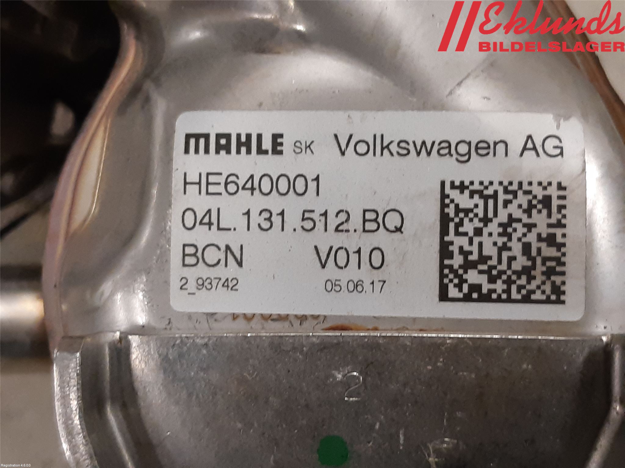 Skoda OCTAVIA (5E) 13-20 Avgaskylare