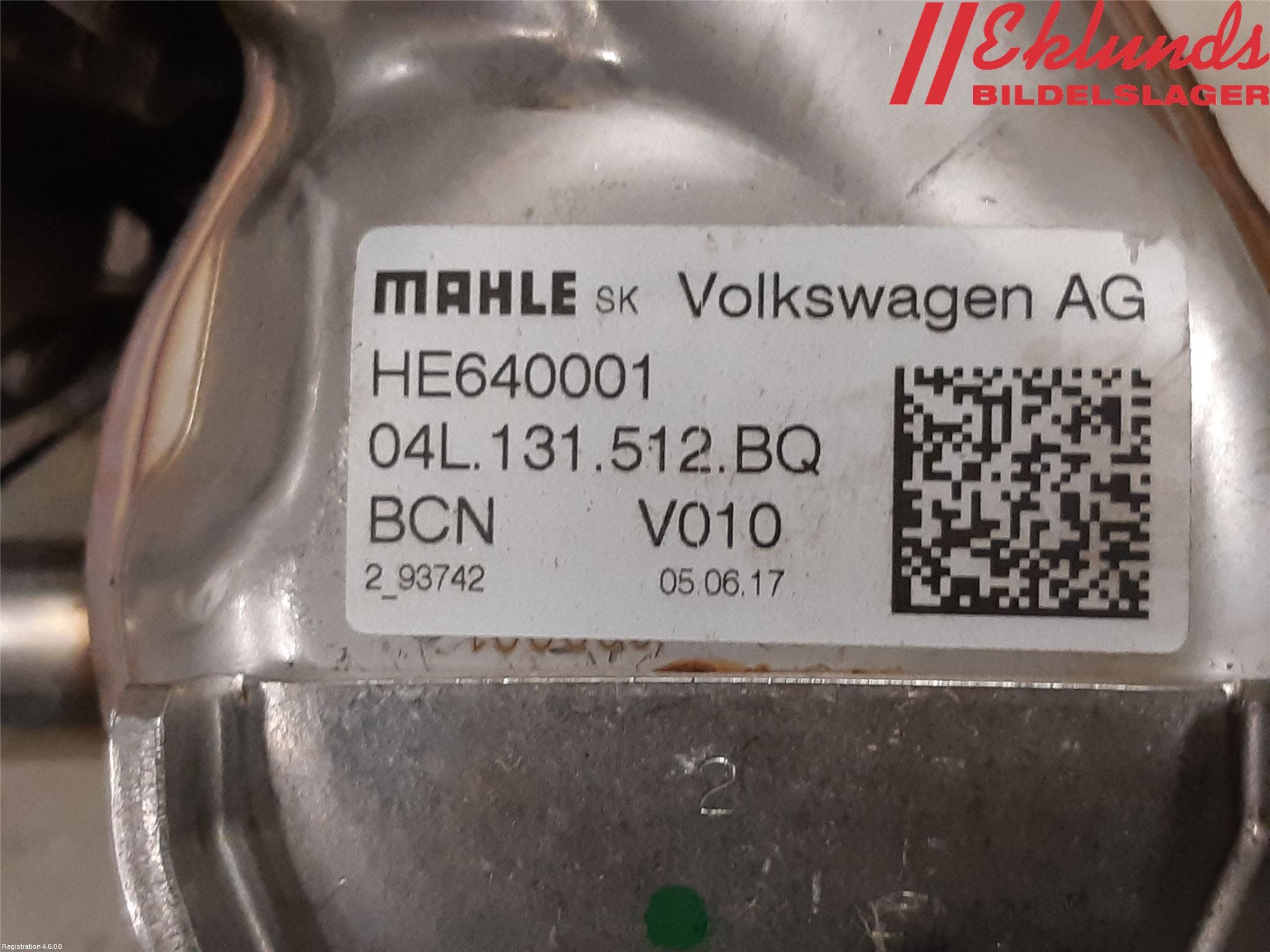 Skoda OCTAVIA (5E) 13-20 Avgaskylare