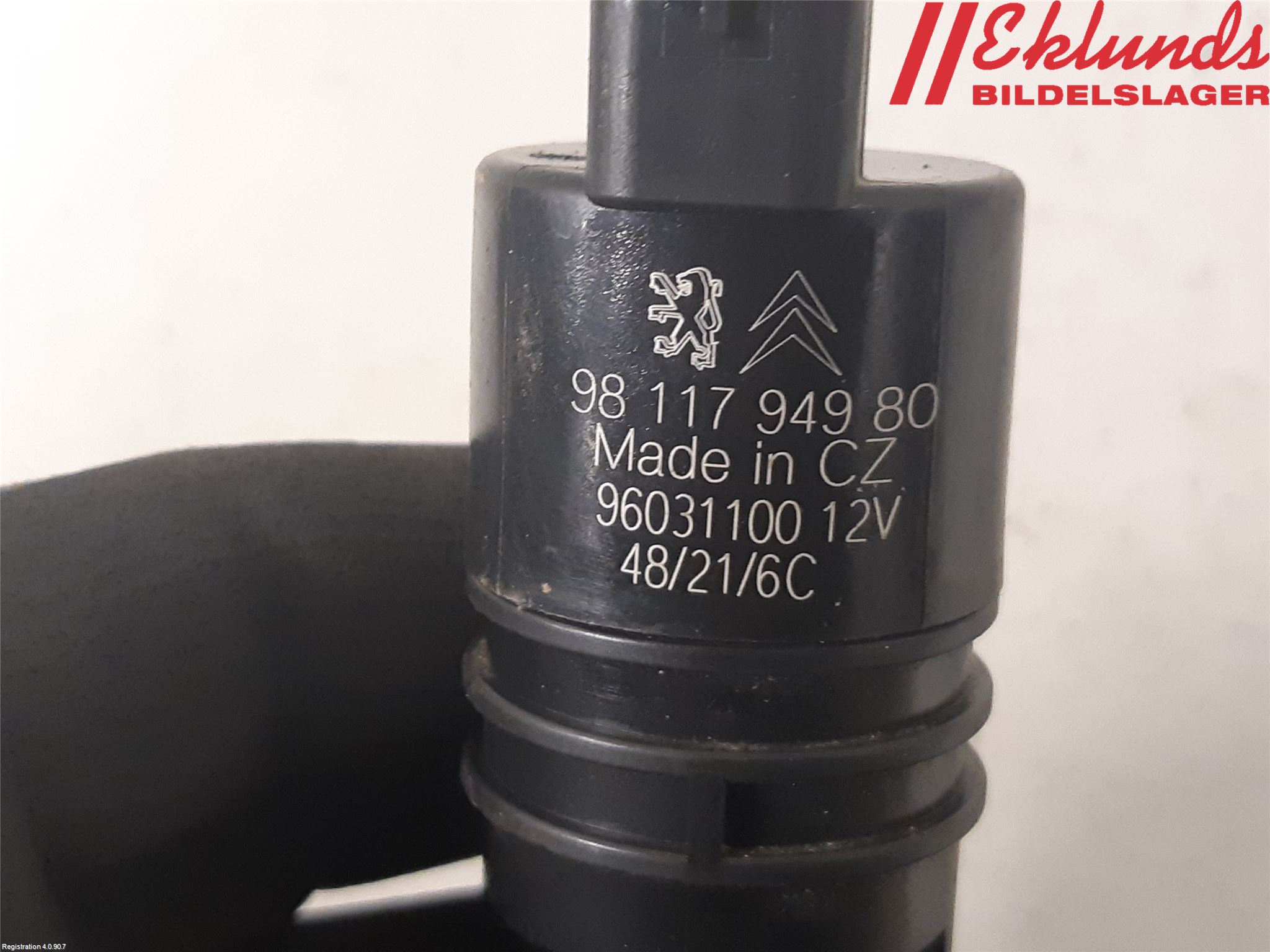 Toyota PROACE II 16- Spolarpump Vindruta