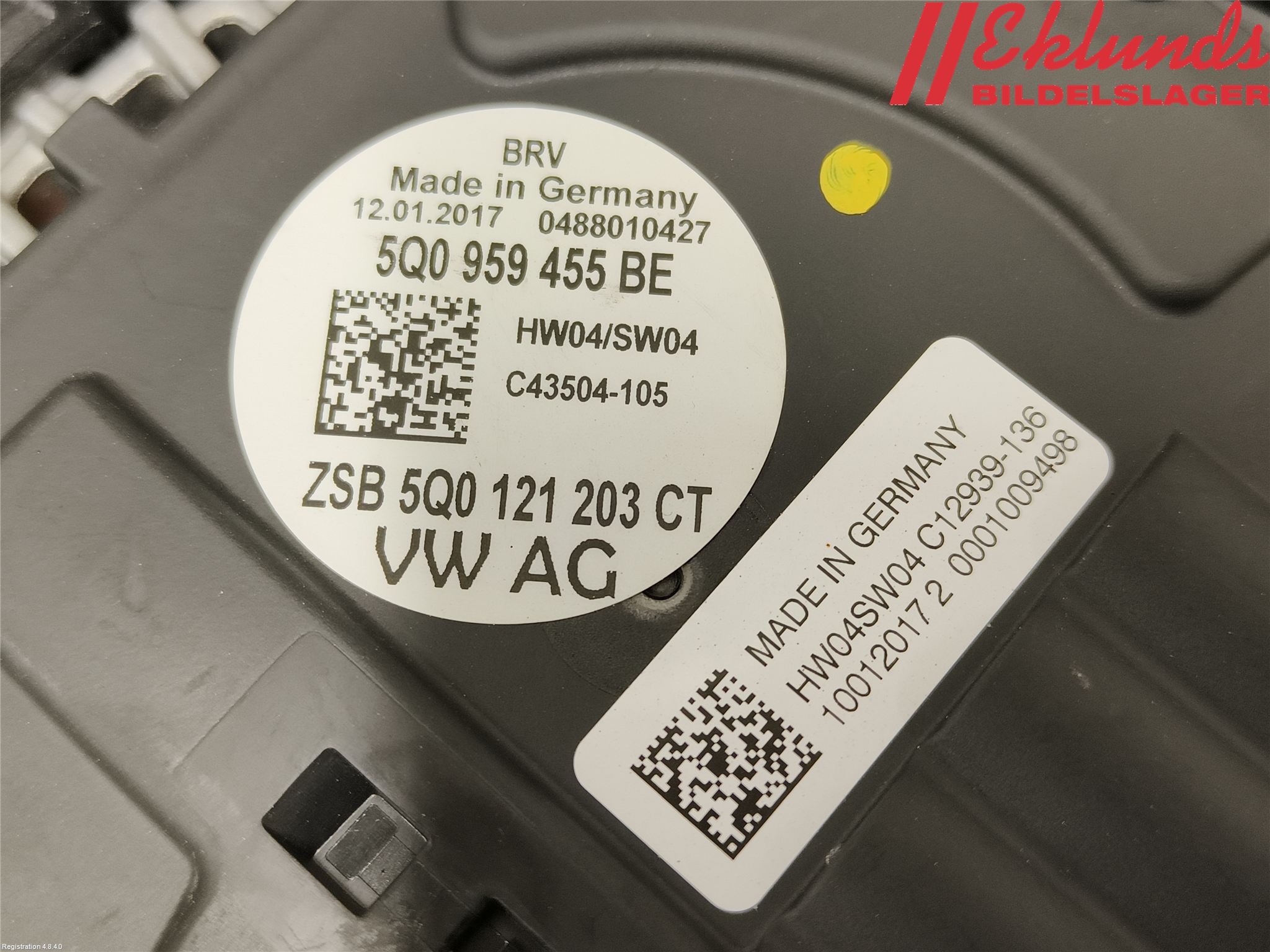 Volkswagen VW GOLF / E-GOLF VII 13-20 Kylfläkt El