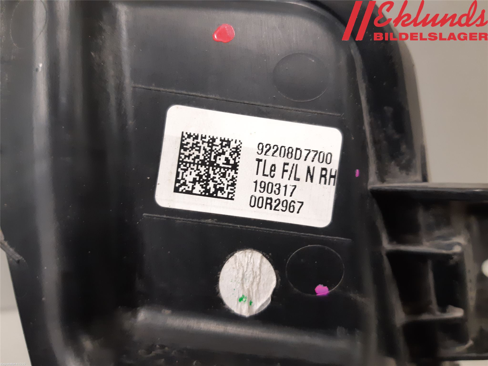 Hyundai TUCSON 05- Dimljus-Varselljus Fram