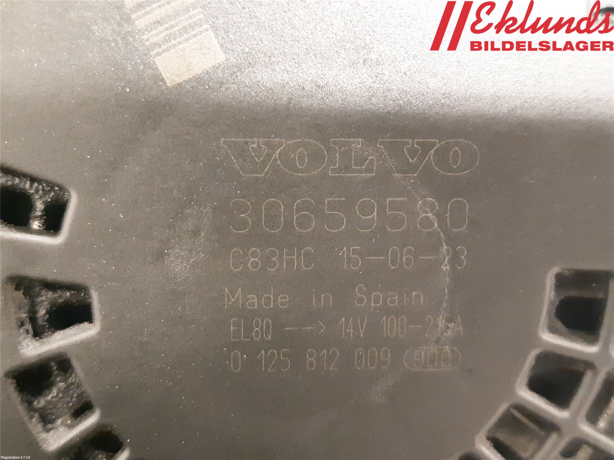 Volvo XC60 14-17 Generator