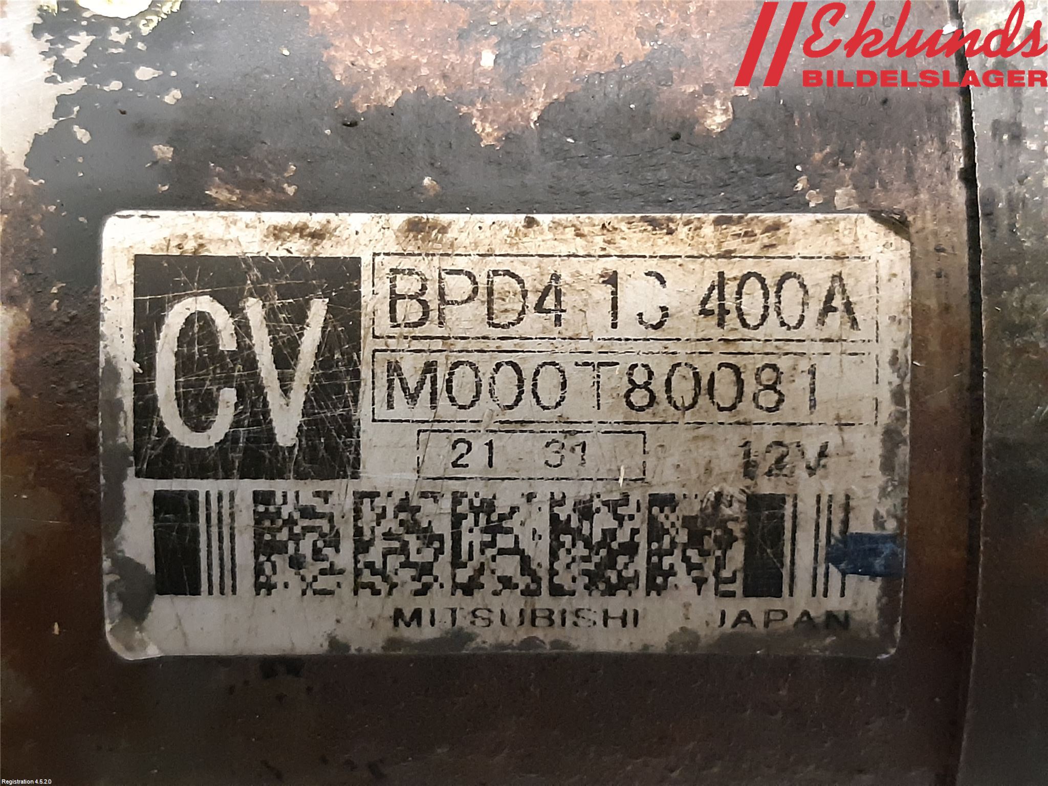 Mazda MX-5 II MIATA  98-05 Startmotor