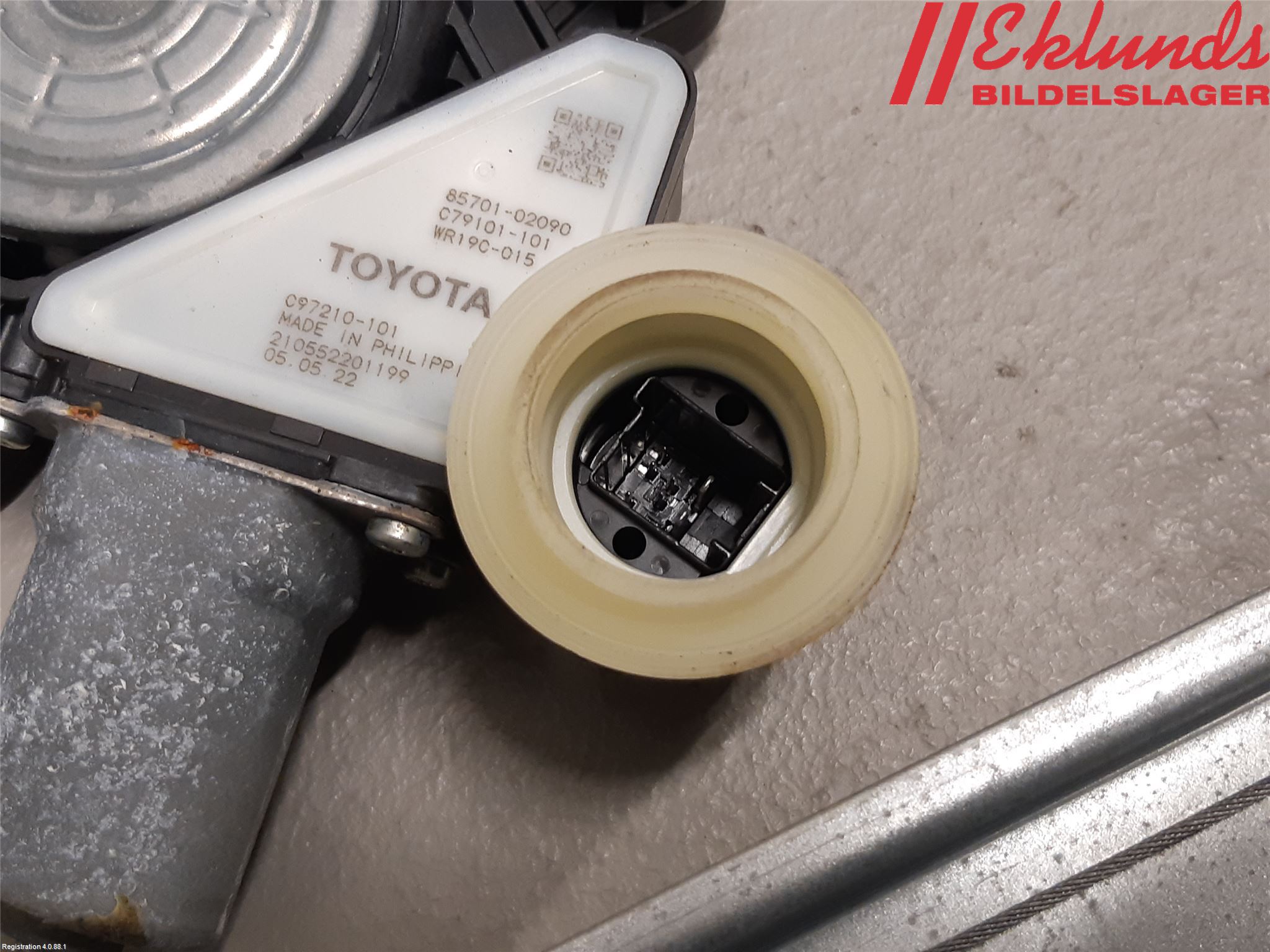 Toyota COROLLA 19- Fönsterhiss El Kompl