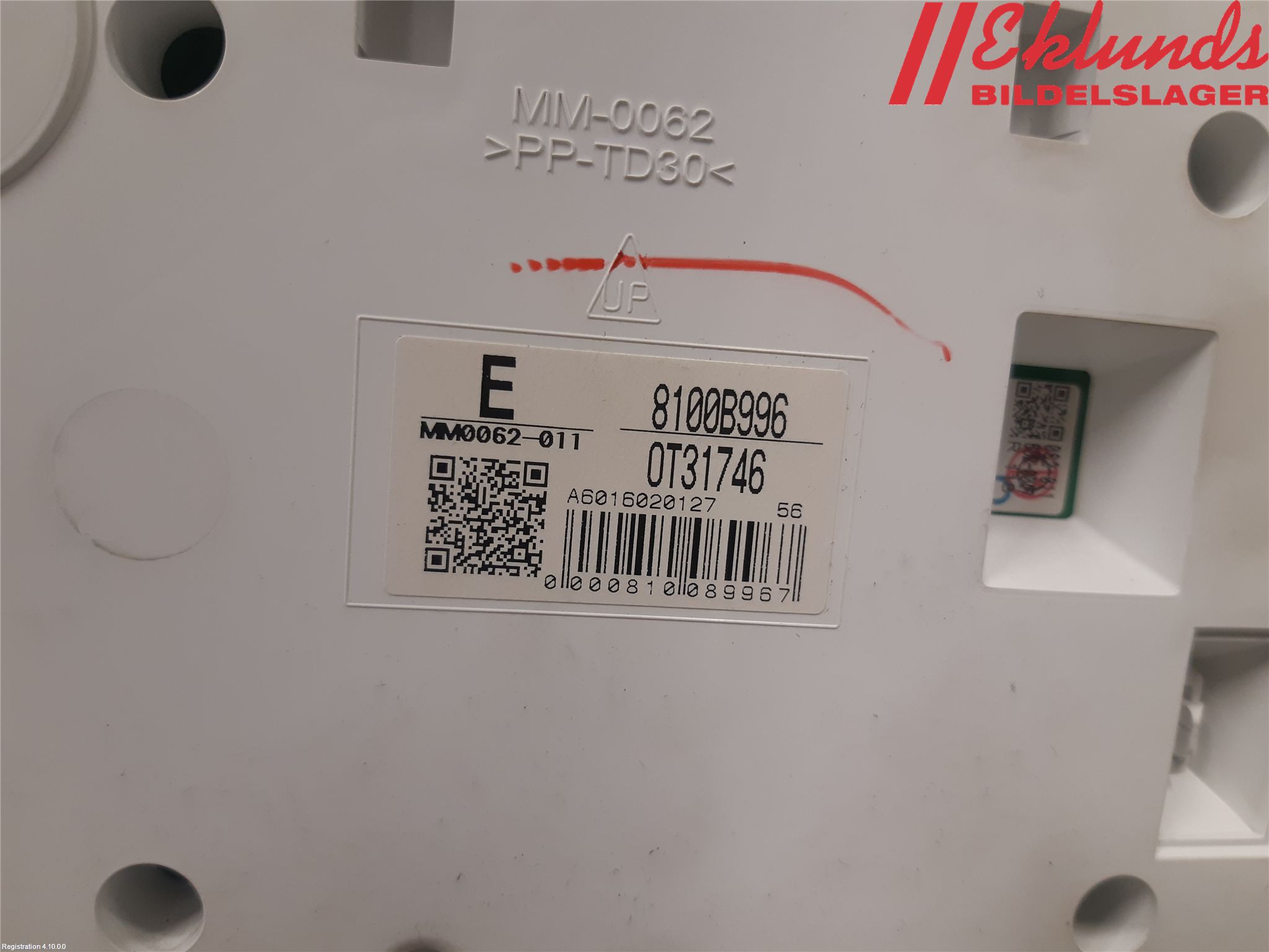 Fiat FULLBACK 16-19 Instrument Komb