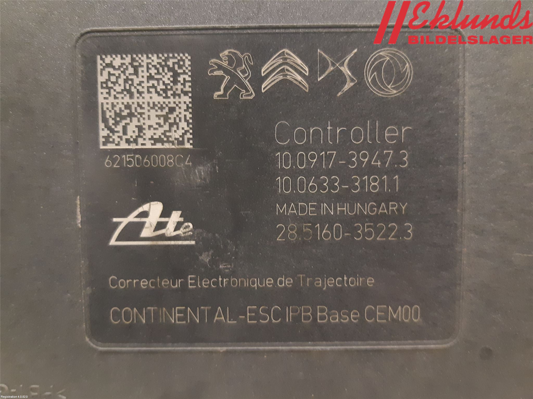 Peugeot 2008 13-20 Abs Hydraulaggregat