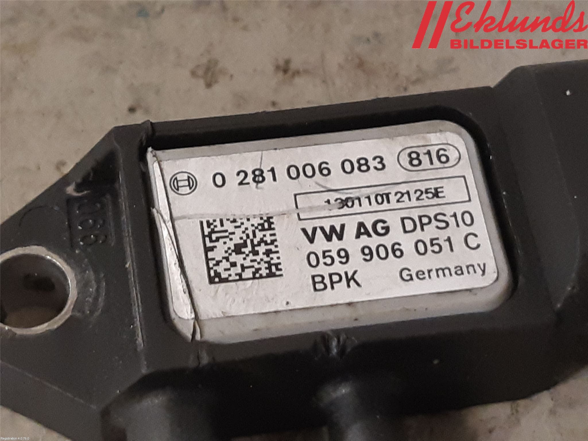 Audi A4 12-15 Sensor Avgas