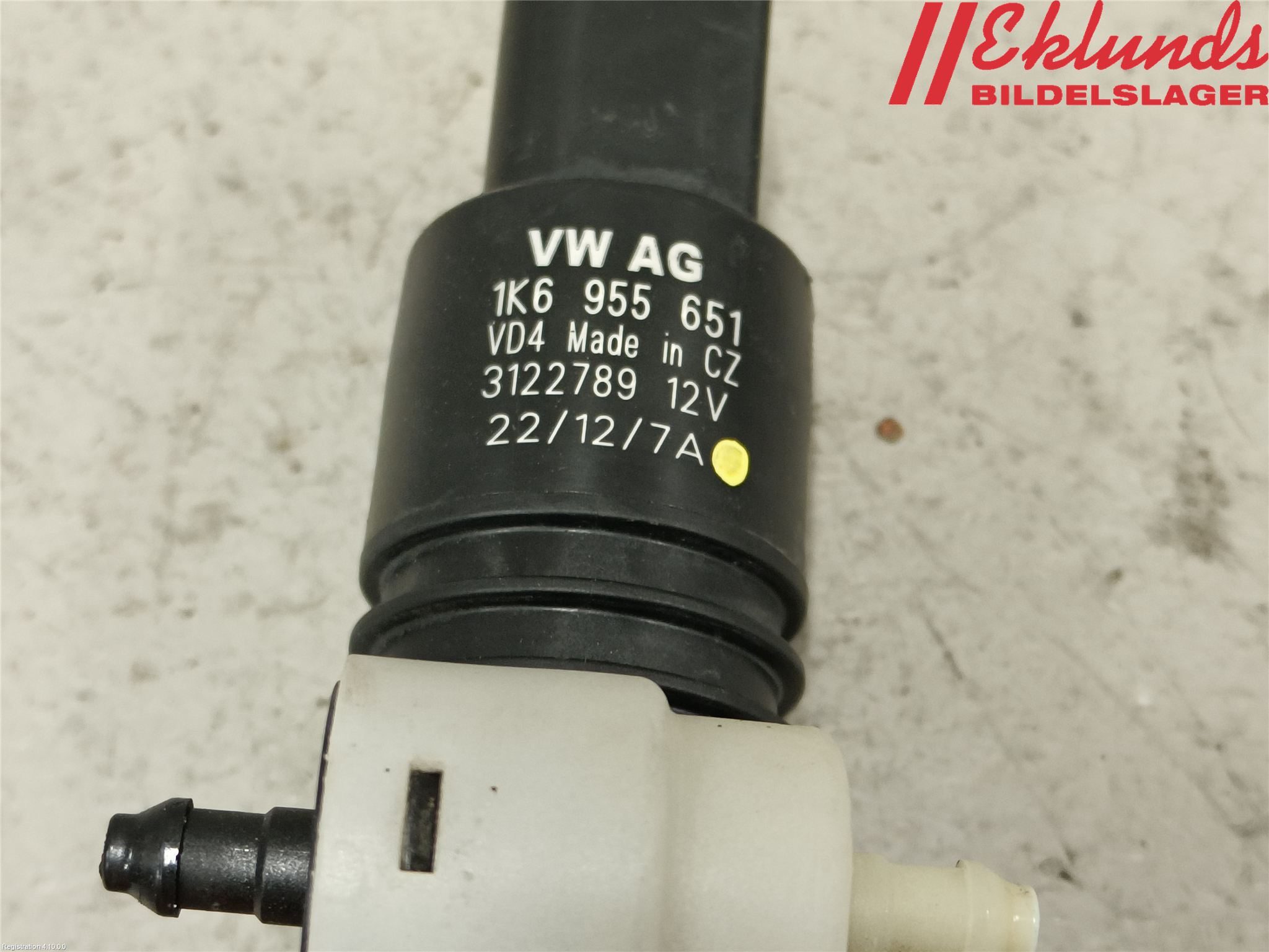 Audi A3/S3 8V 13-20 Spolarpump Vindruta