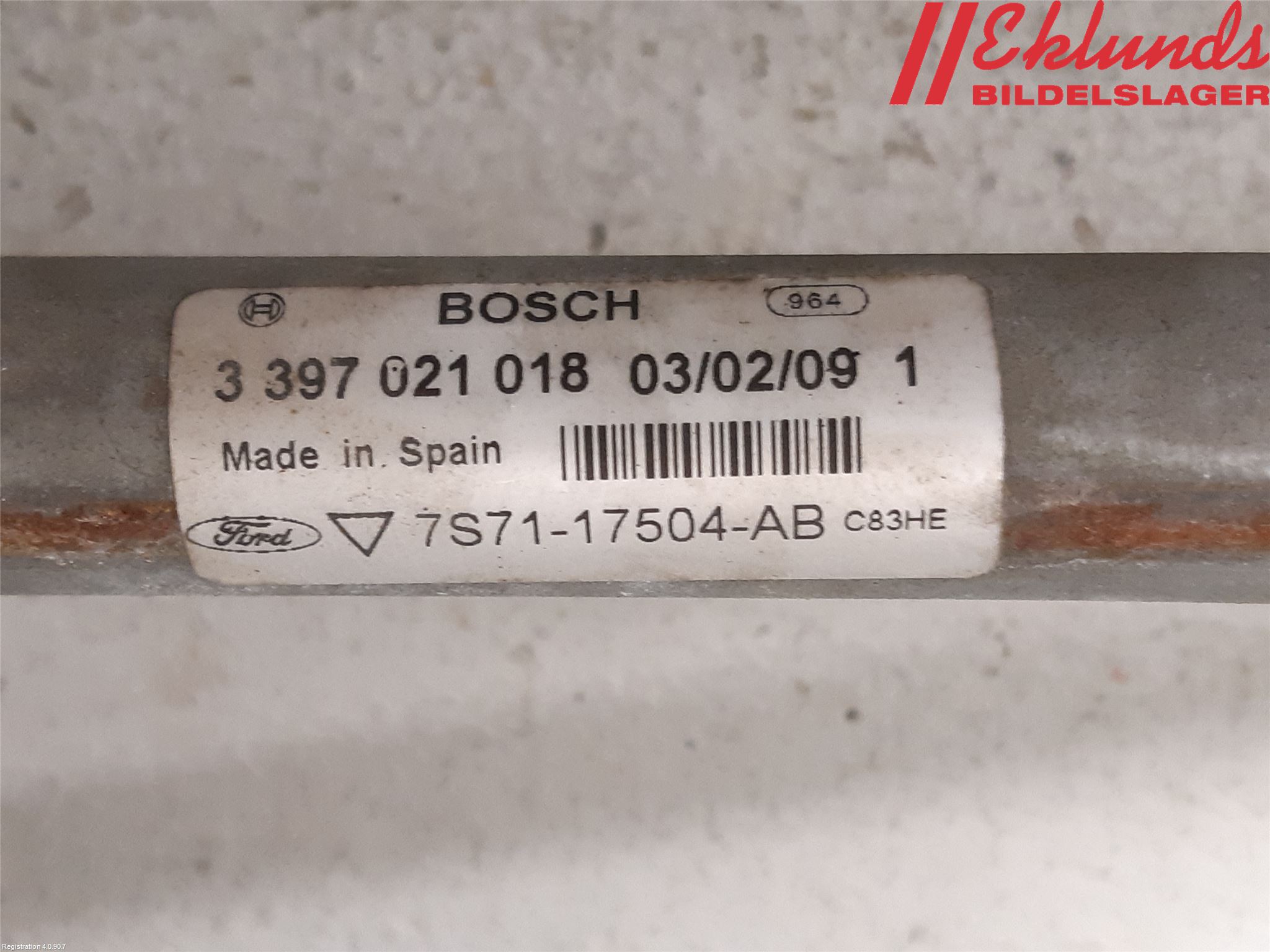 Ford MONDEO 07-15 Torkarmekanism Vindruta