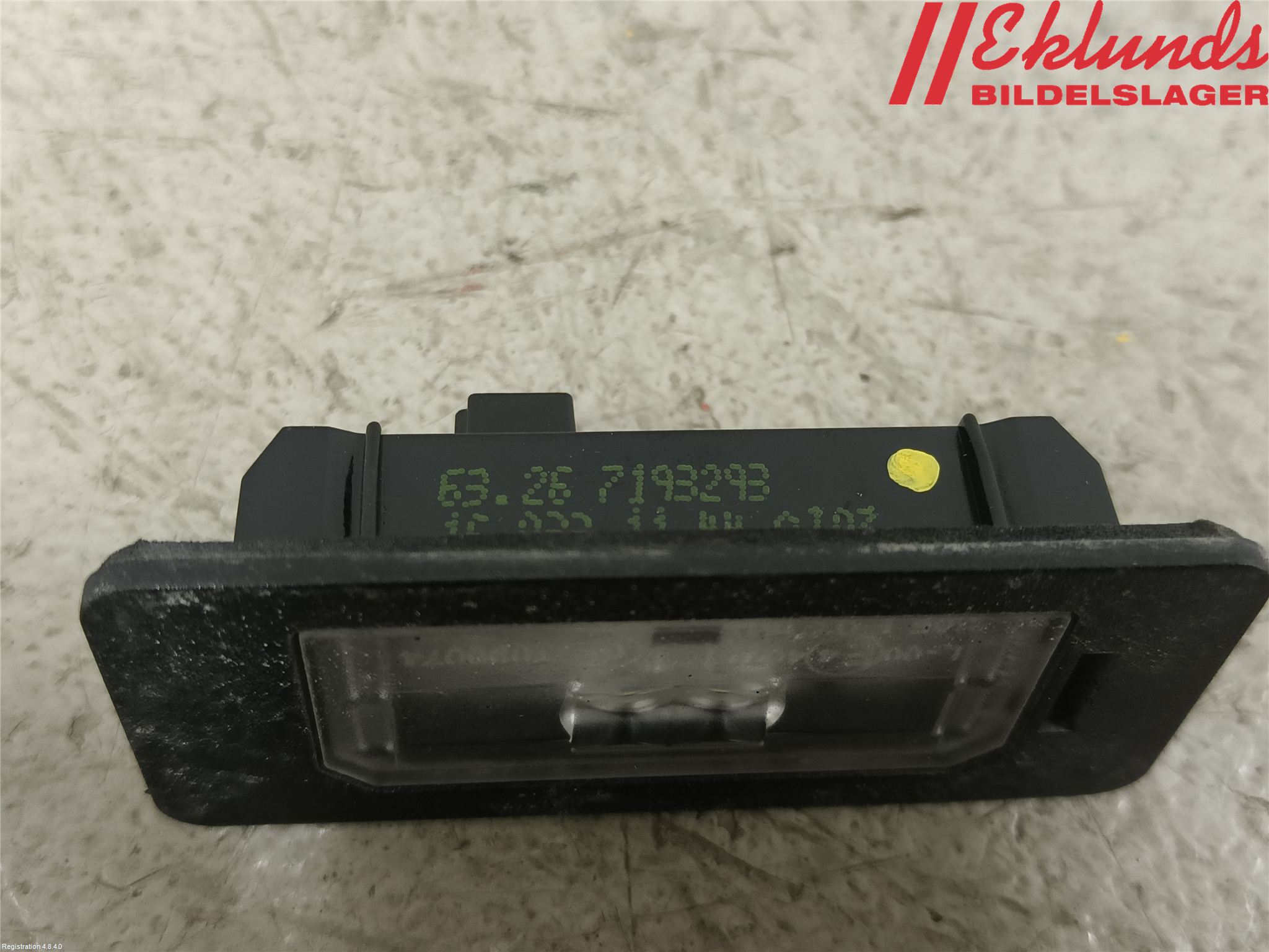 BMW X1 F48 15-22 Skylt Belysning