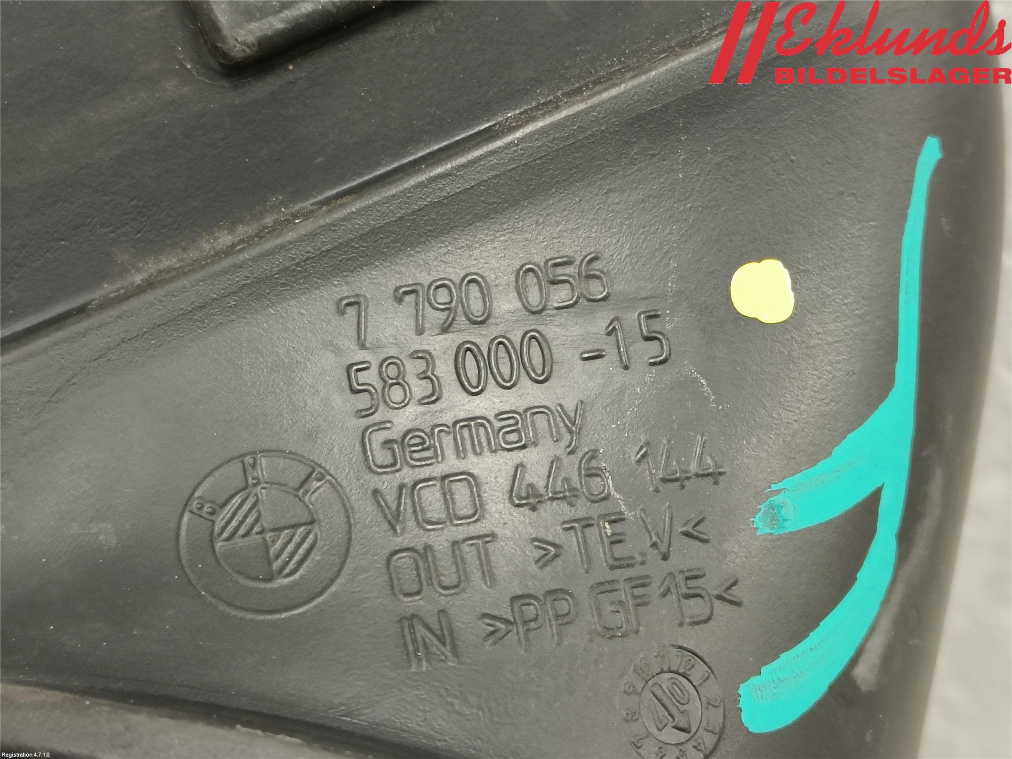 BMW 5 E60/61 Sed/Tou 02-10 Injgummibälg-Slang