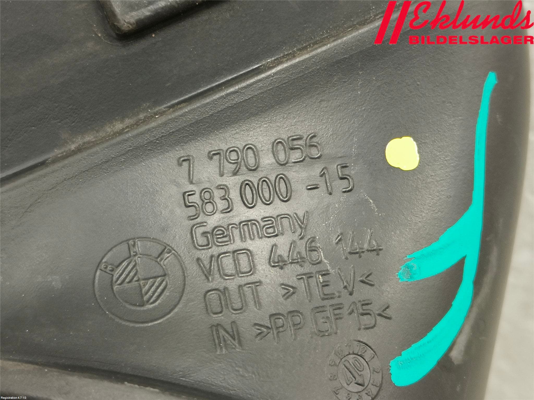 BMW 5 E60/61 Sed/Tou 02-10 Injgummibälg-Slang