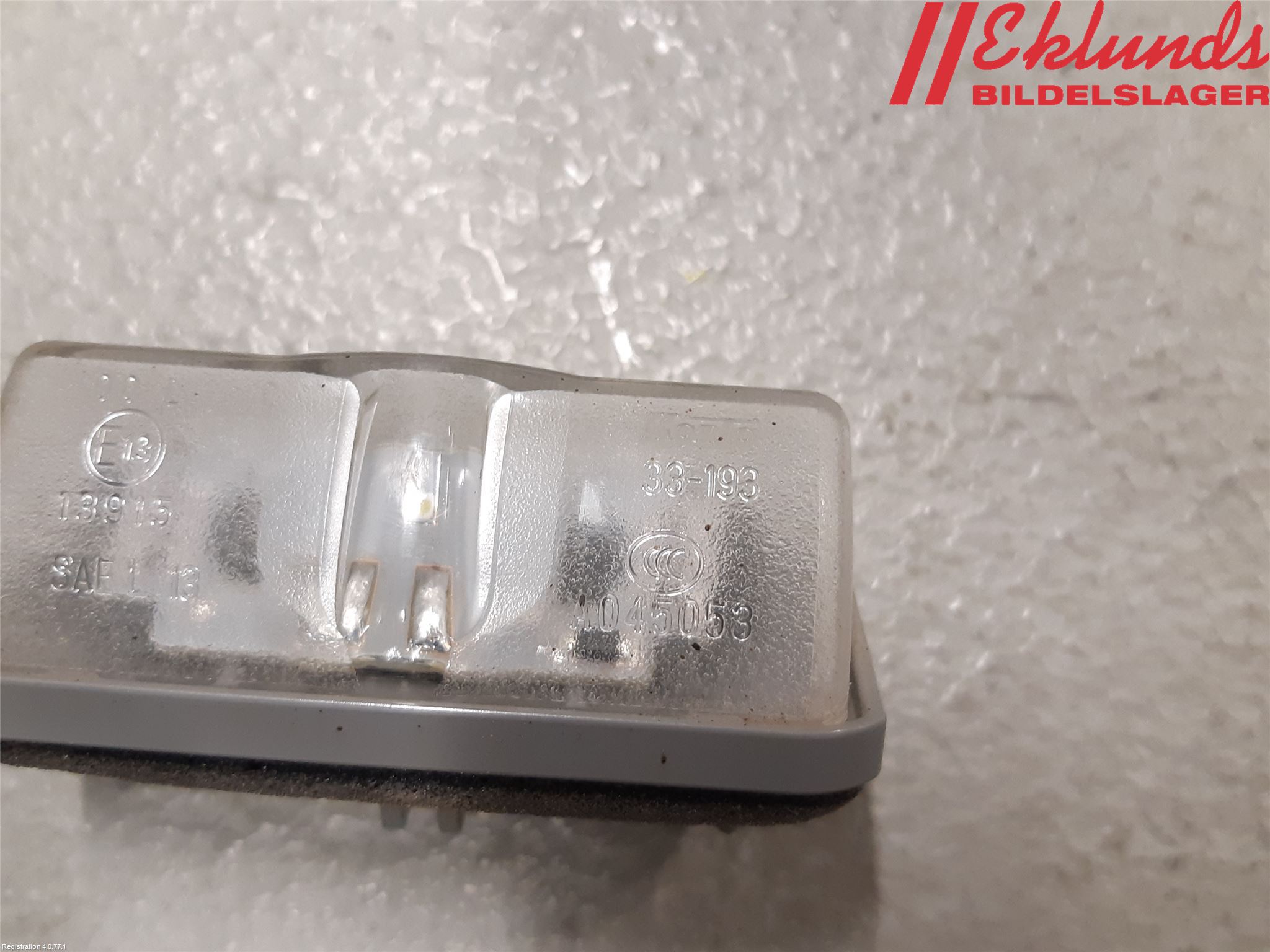 Toyota RAV4 19- Skylt Belysning