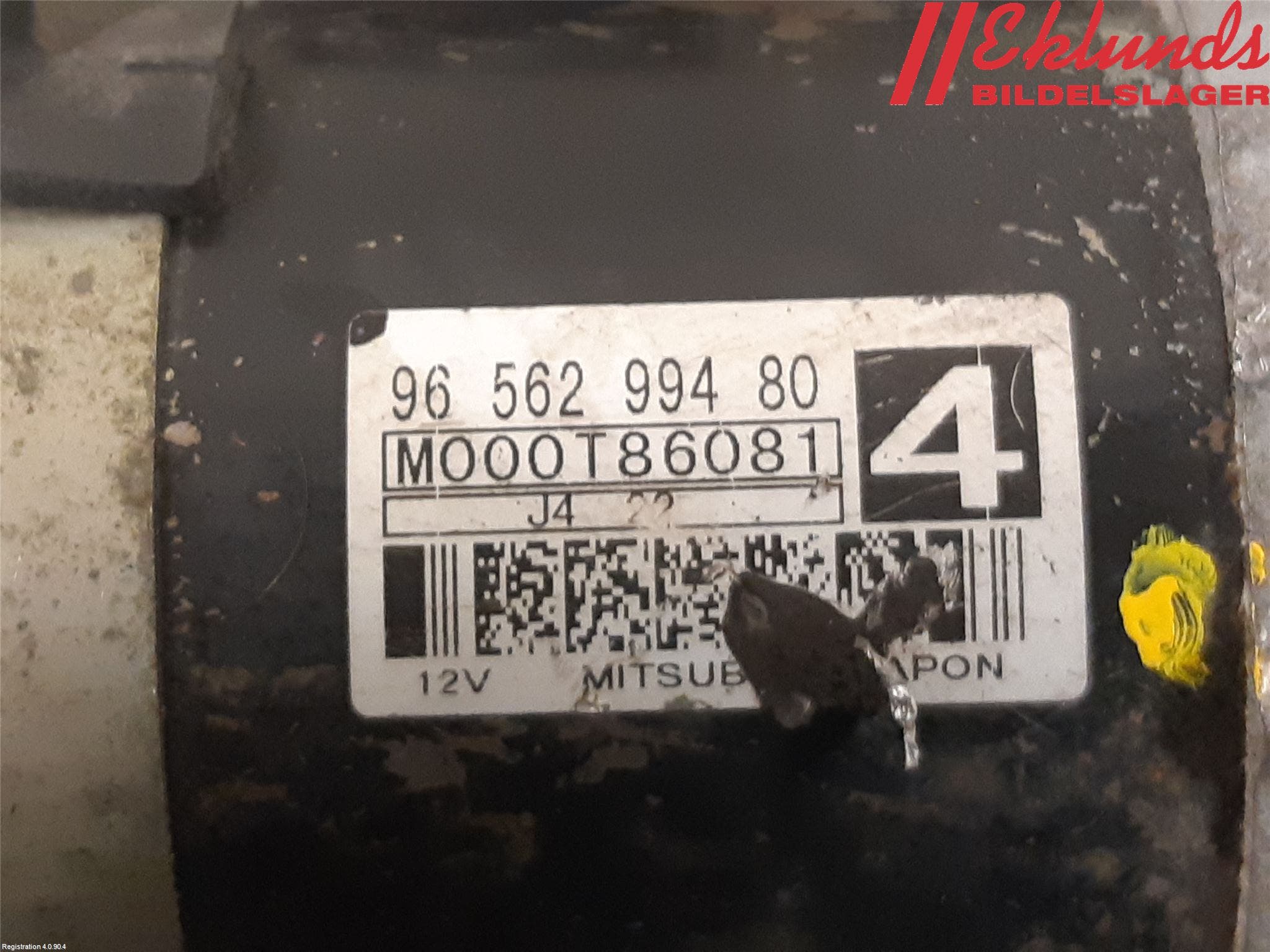 Peugeot 307 01-05 Startmotor