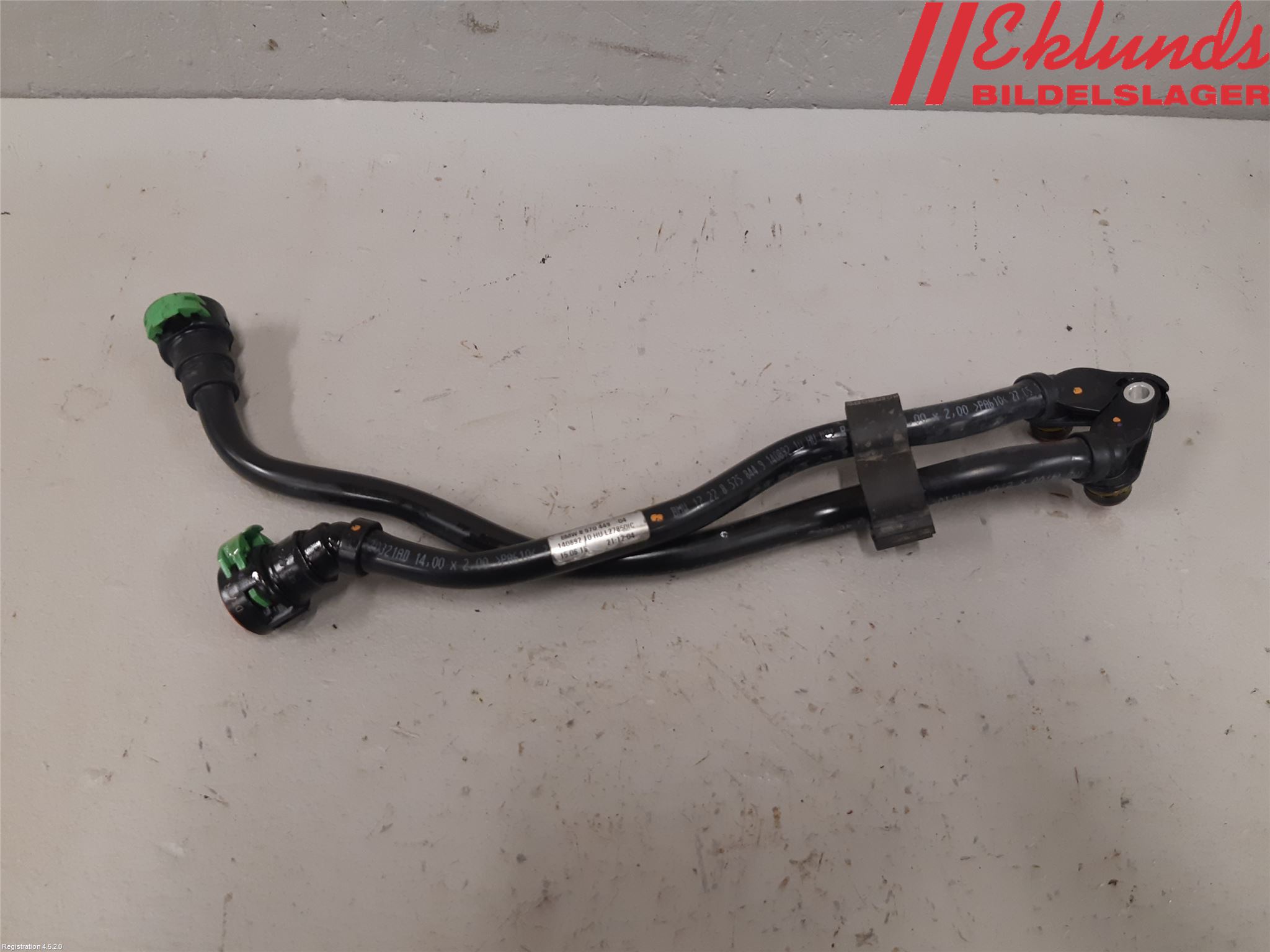 BMW 5 F10/F11/F18 09-17 Växel Rör-Slangar Automat