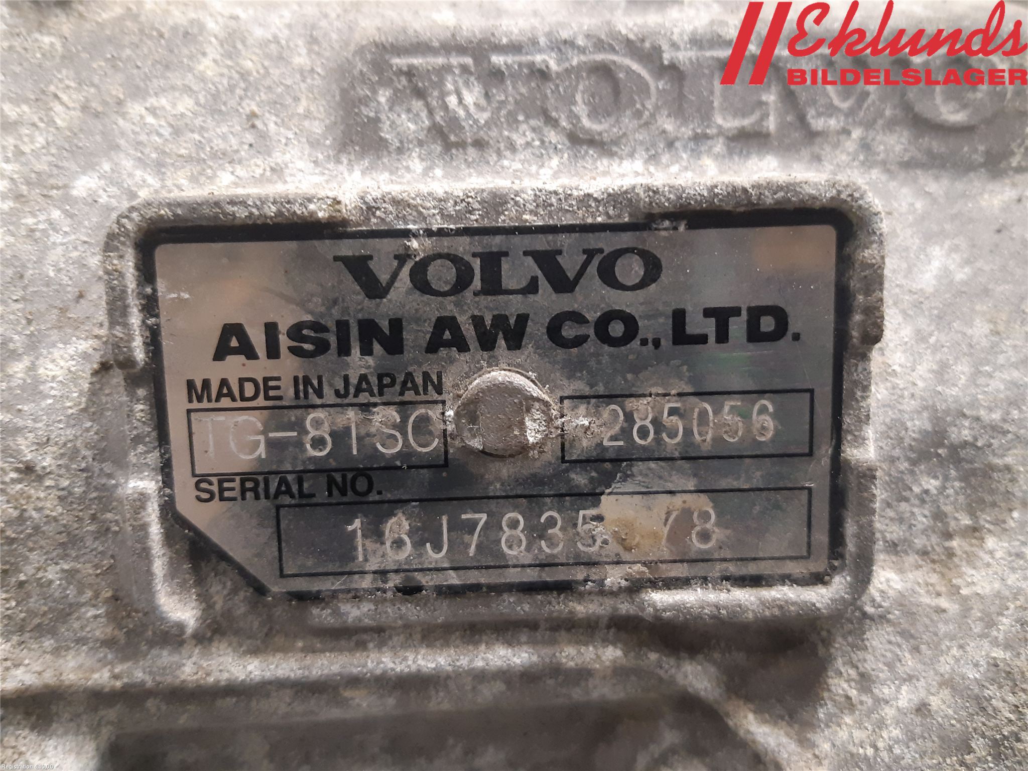 Volvo V60 CROSS COUNTRY 16-18 Växellåda Automat
