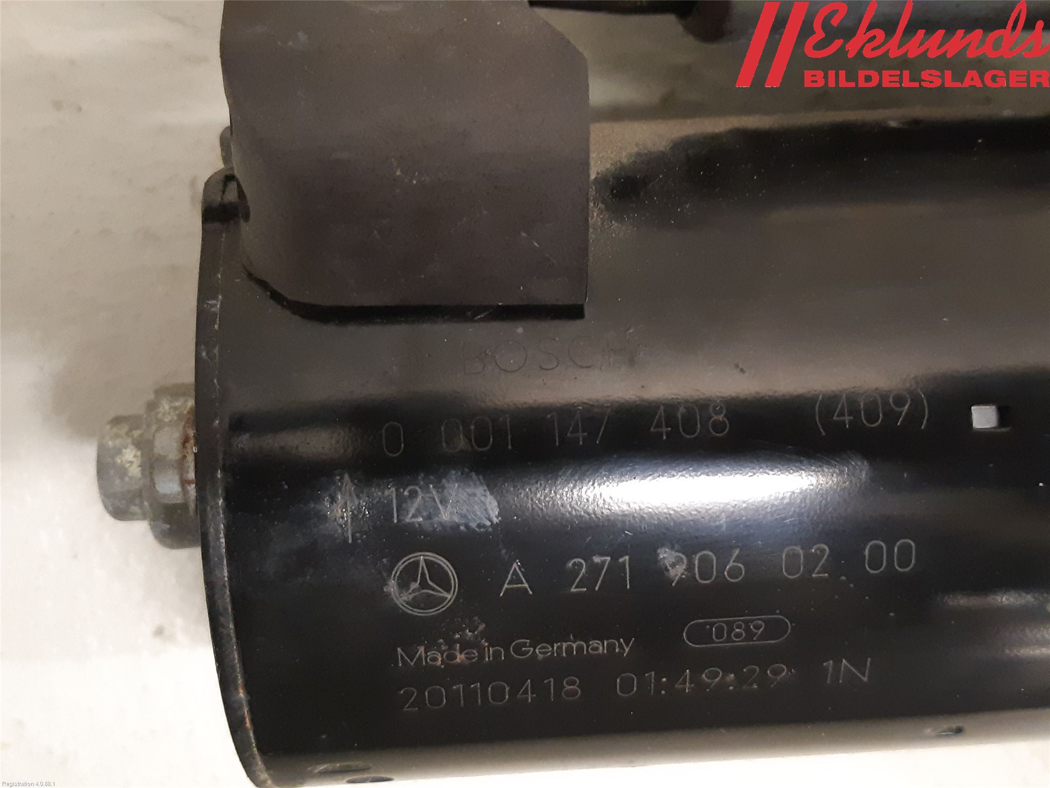 Mercedes-Benz MB C-KLASS (W204) 07-15 Startmotor