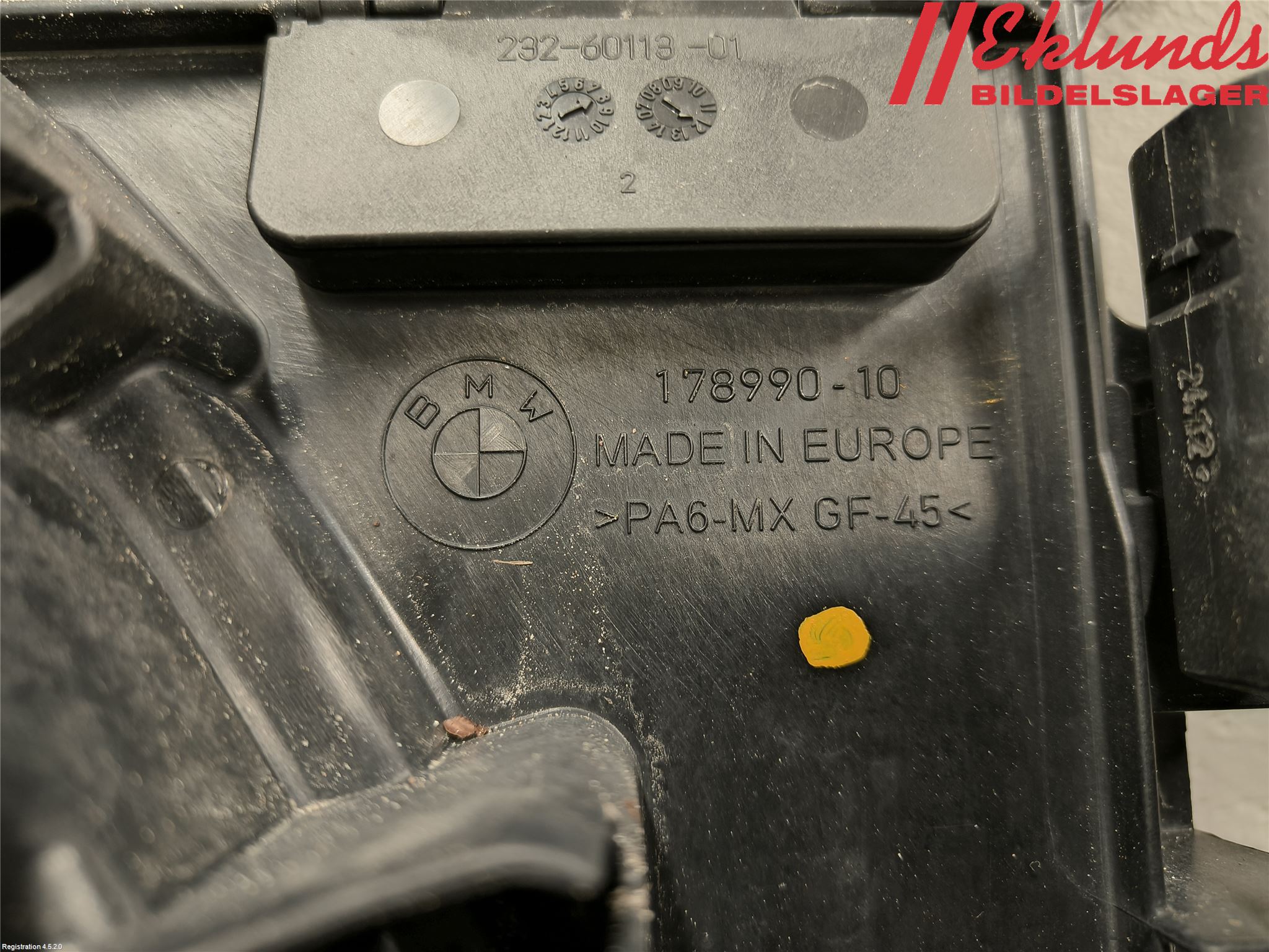 BMW 5 F10/F11/F18 09-17 Kylfläktkåpa