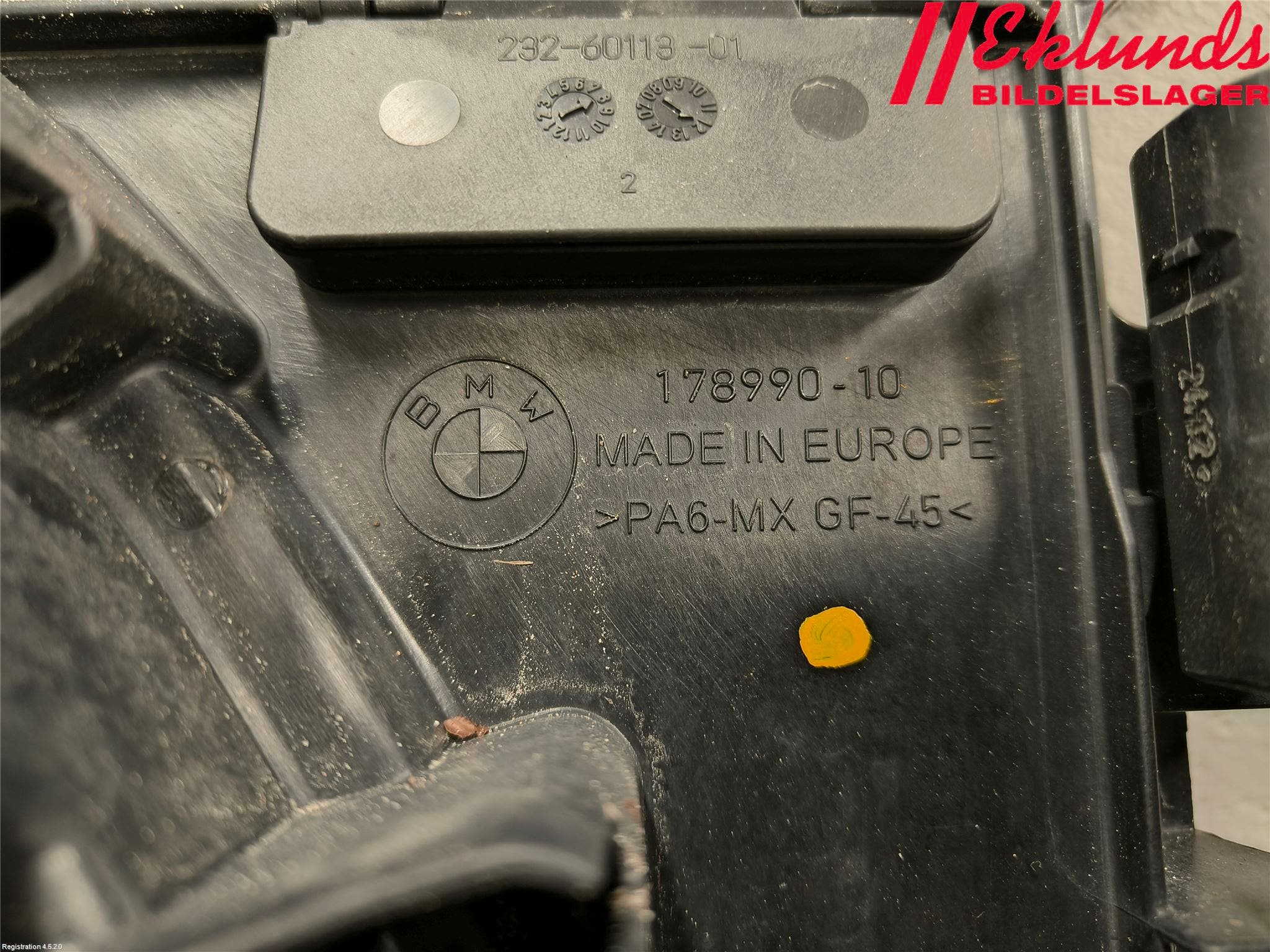 BMW 5 F10/F11/F18 09-17 Kylfläktkåpa