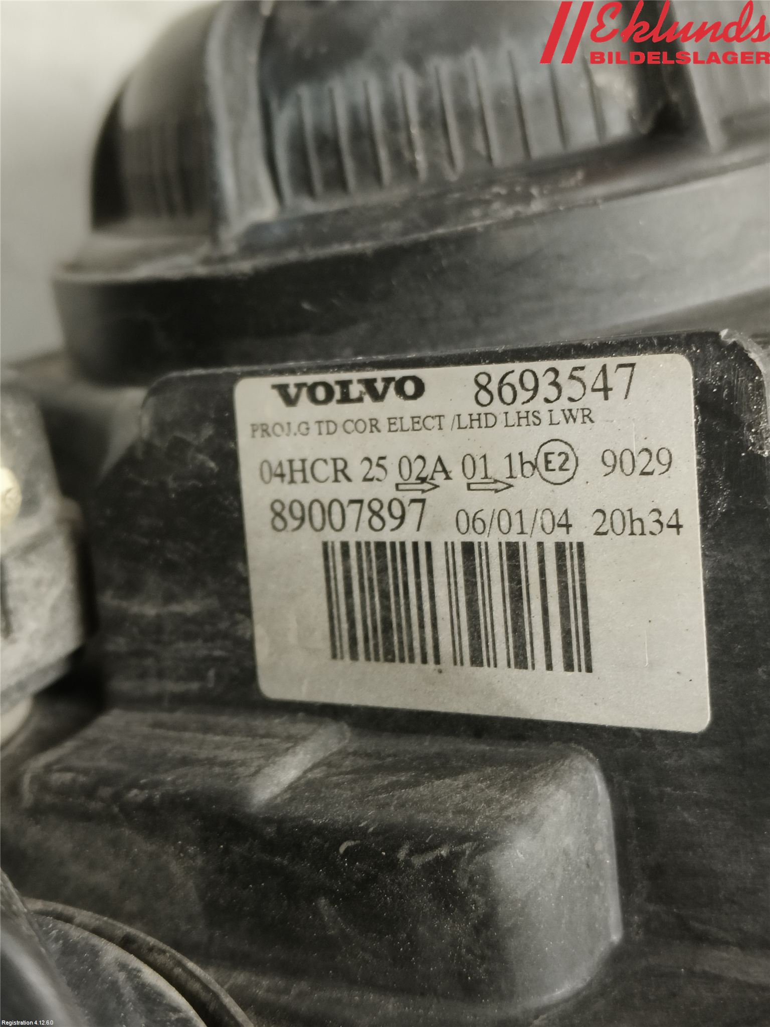 Volvo V70 05-08 Strålkastare Vänster