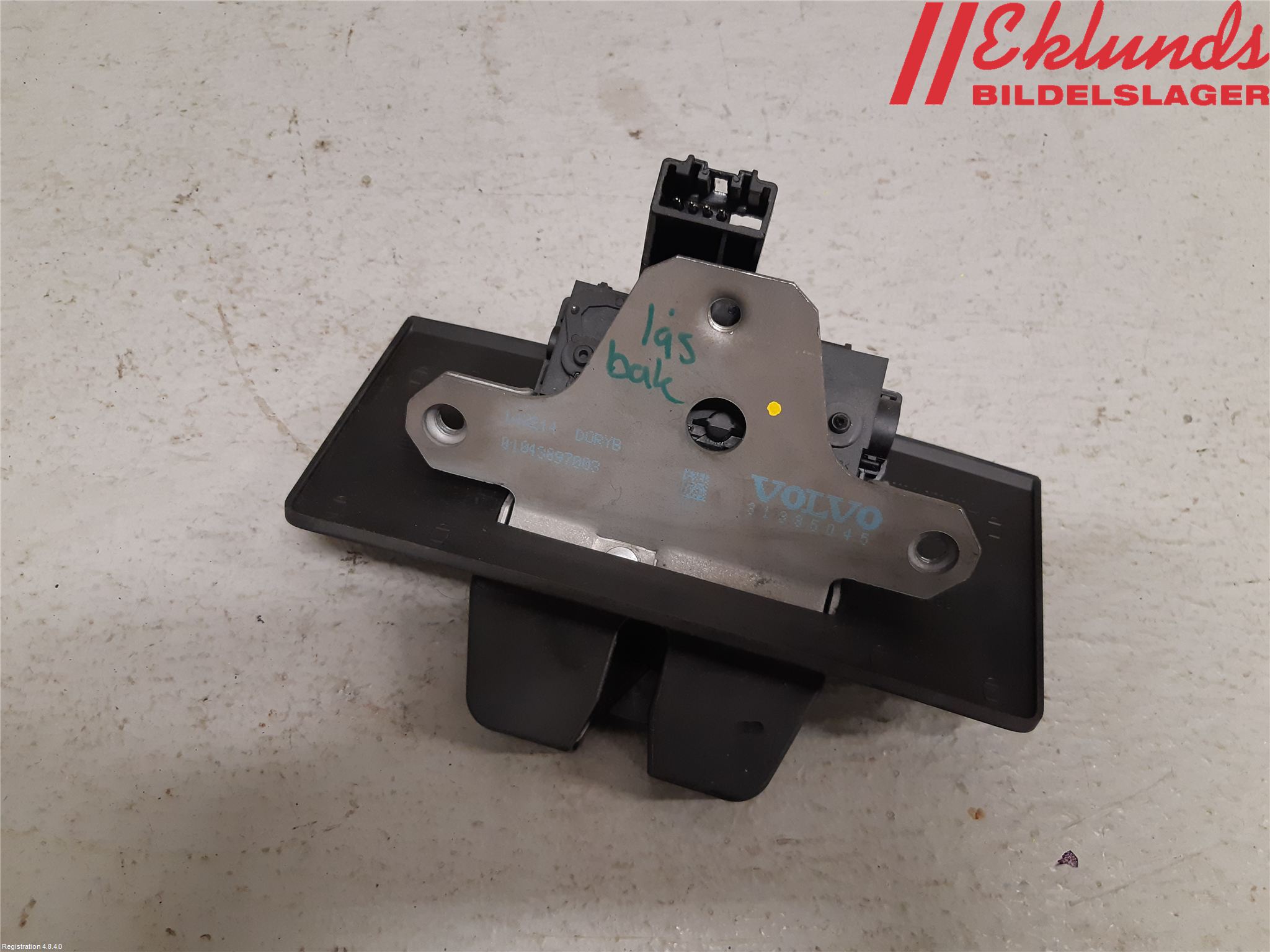 Volvo V60 14-18 Låskista Baklucka