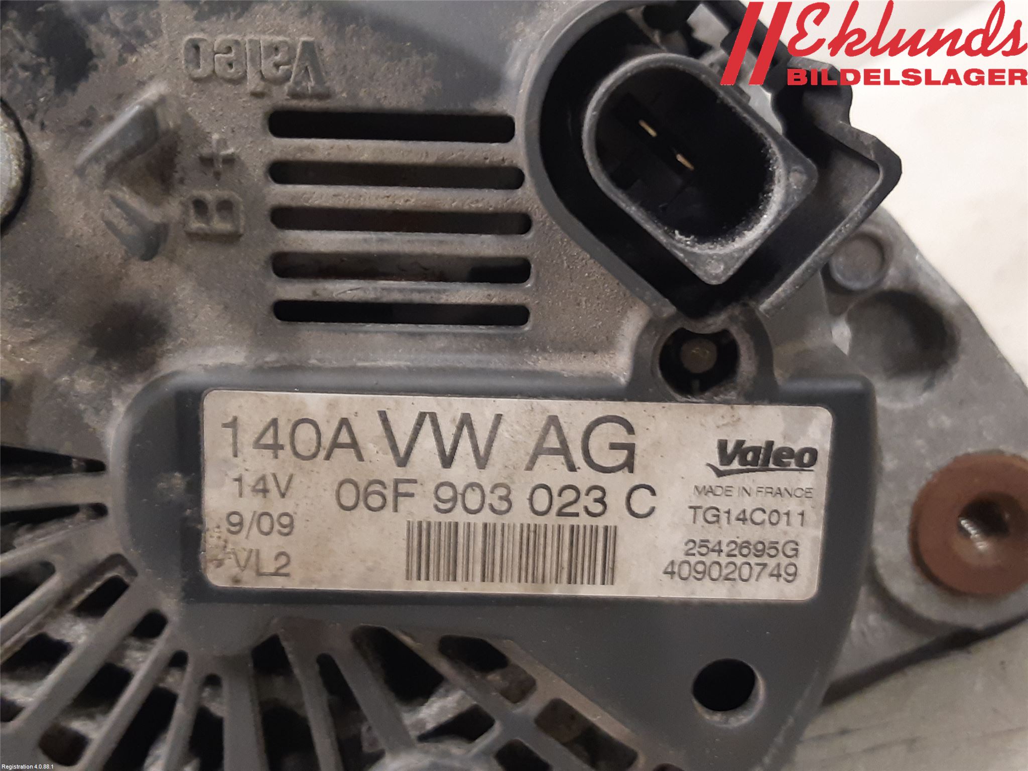 Audi A3/S3 05-13 Generator